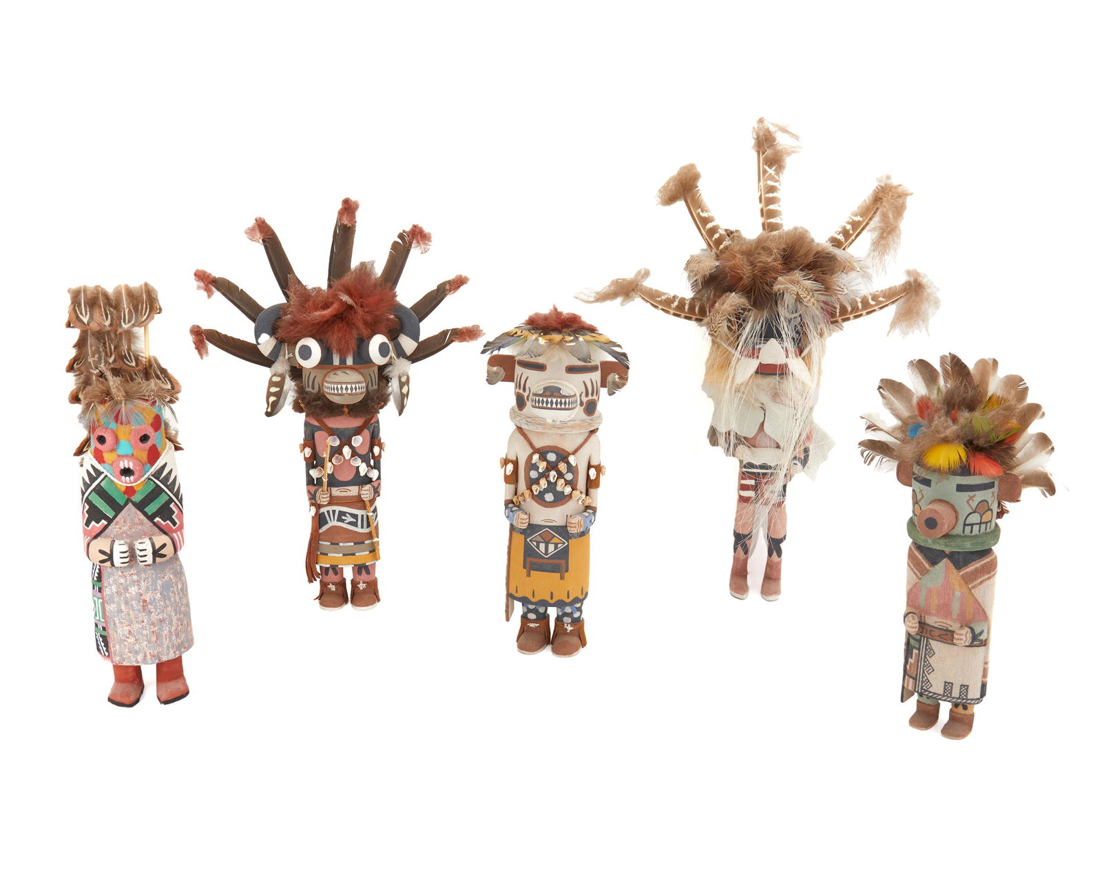 A group of Hopi kachina figures (1 of 9)