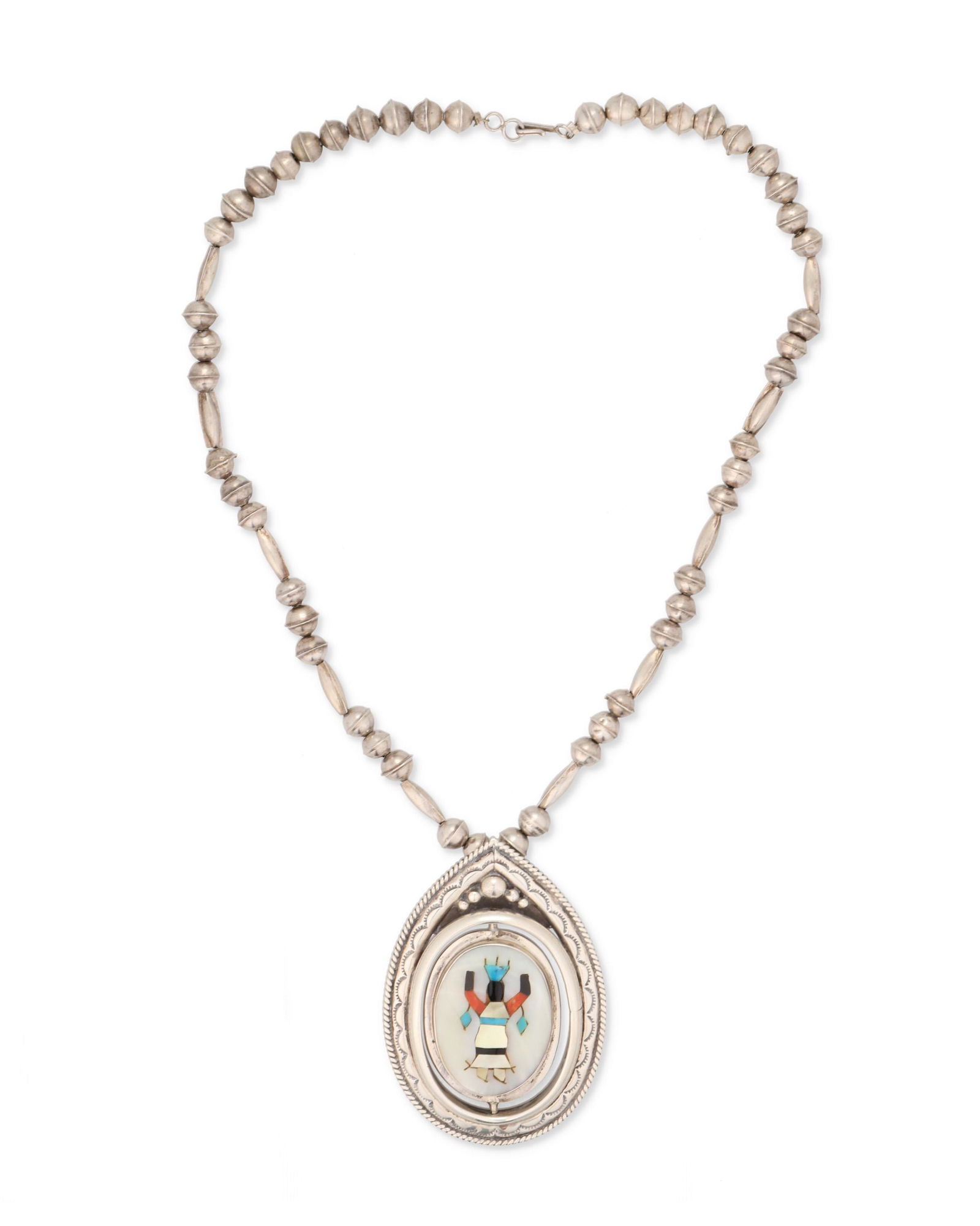 A Zuni-style reversible pendant (1 of 3)