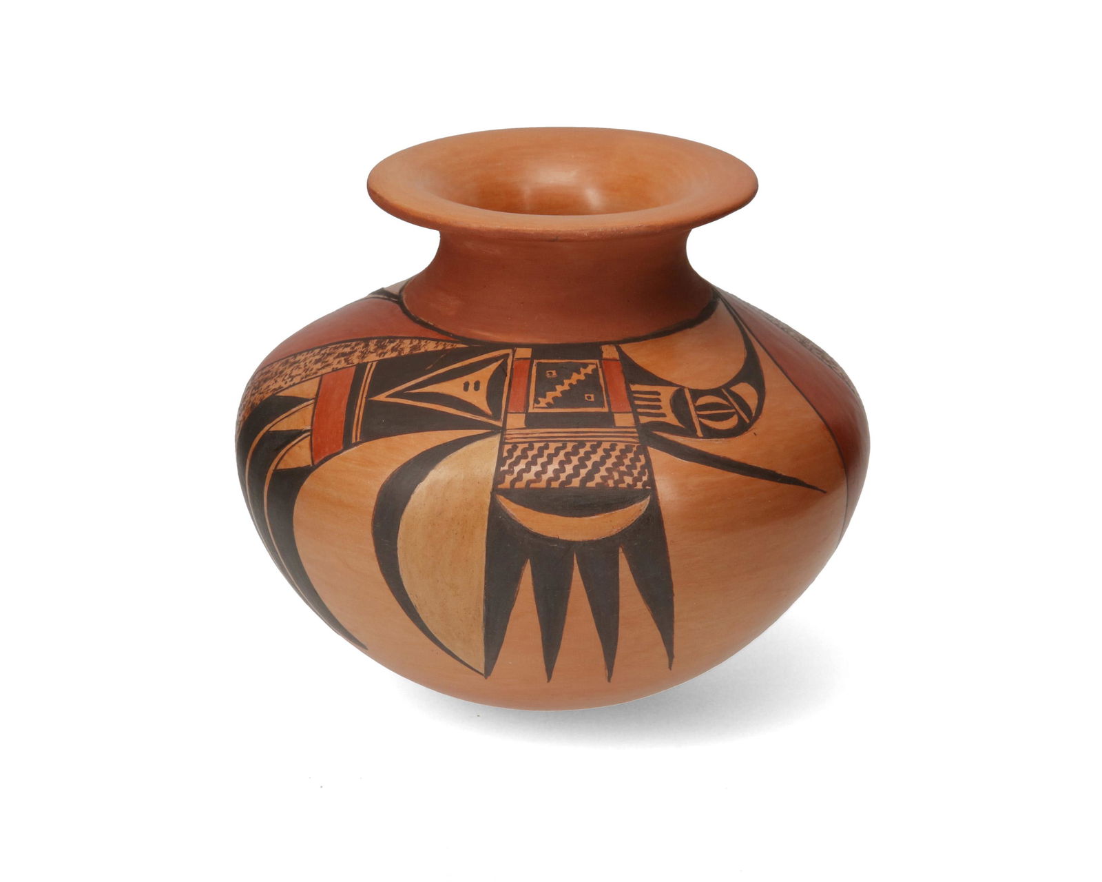 A Dextra Quotskuyva Nampeyo Hopi-Tewa pottery vase (1 of 2)
