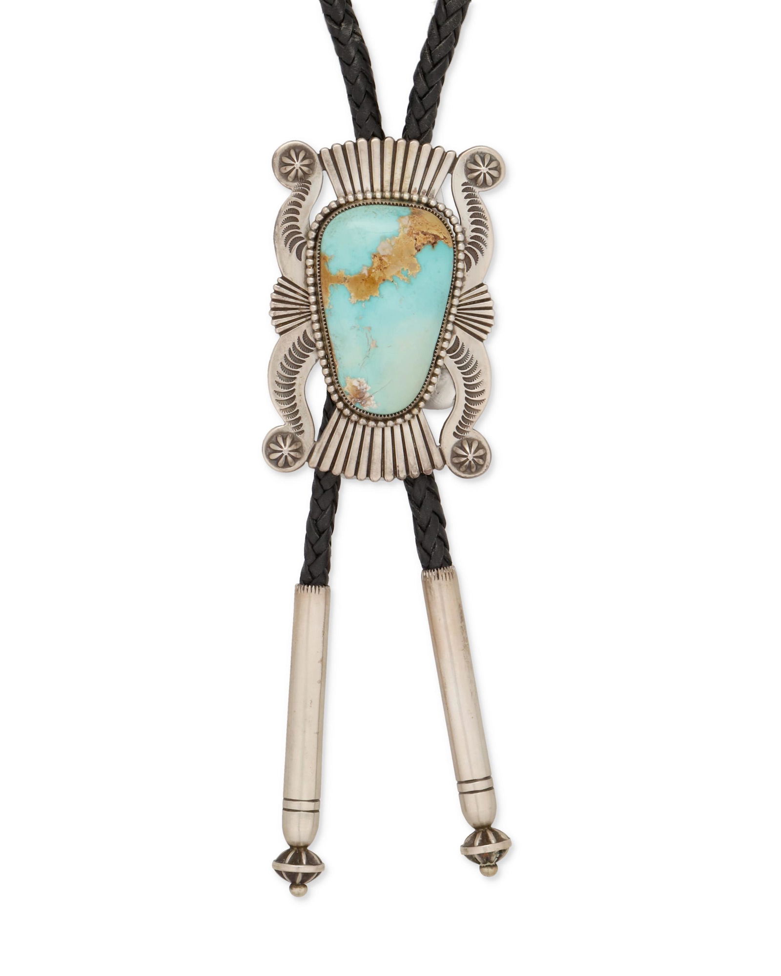 A Sammie Kescoli Begay Navajo/Dine silver bolo tie (1 of 2)