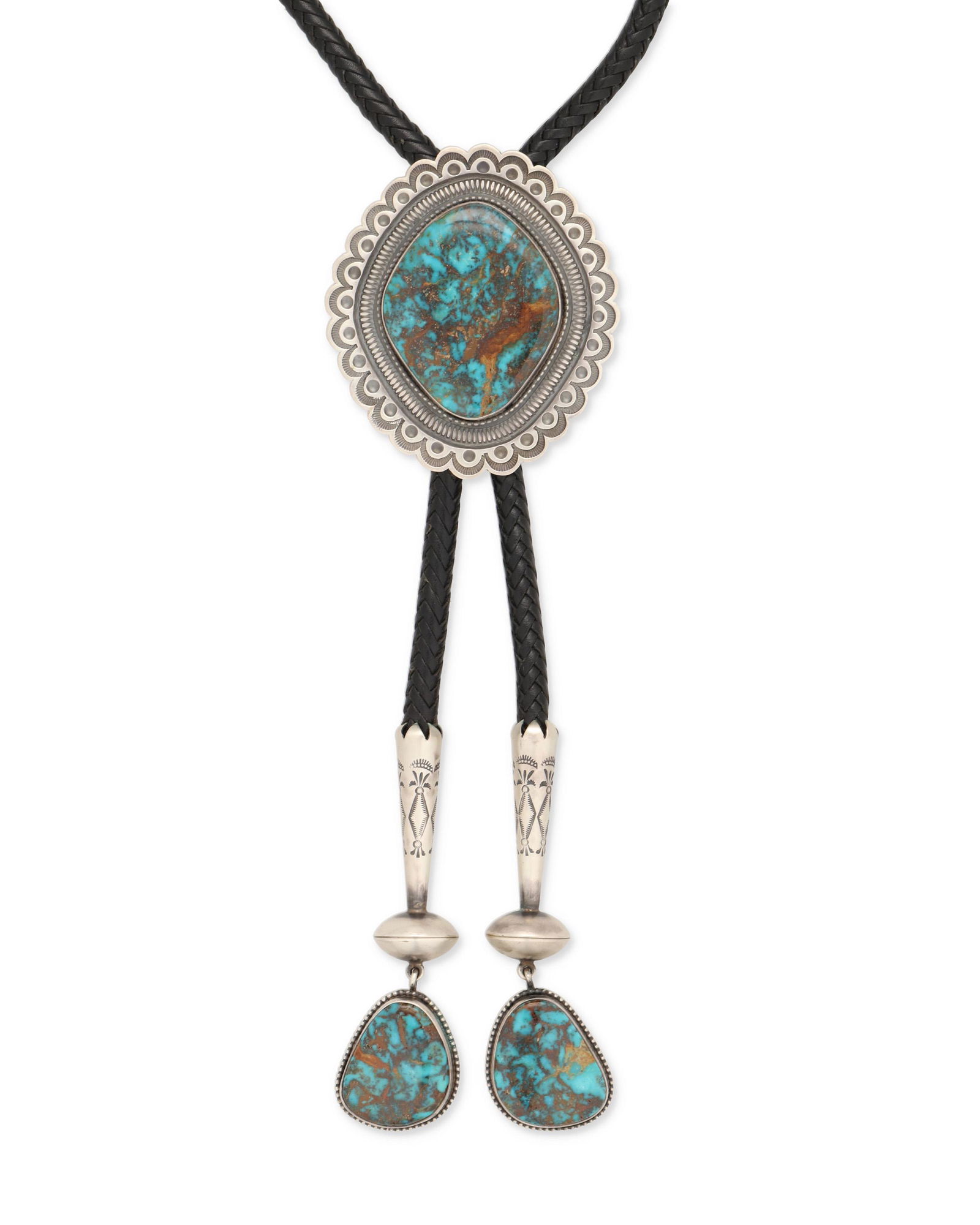 An Ernest Roy Begay Navajo/Dine silver and turquoise (1 of 2)