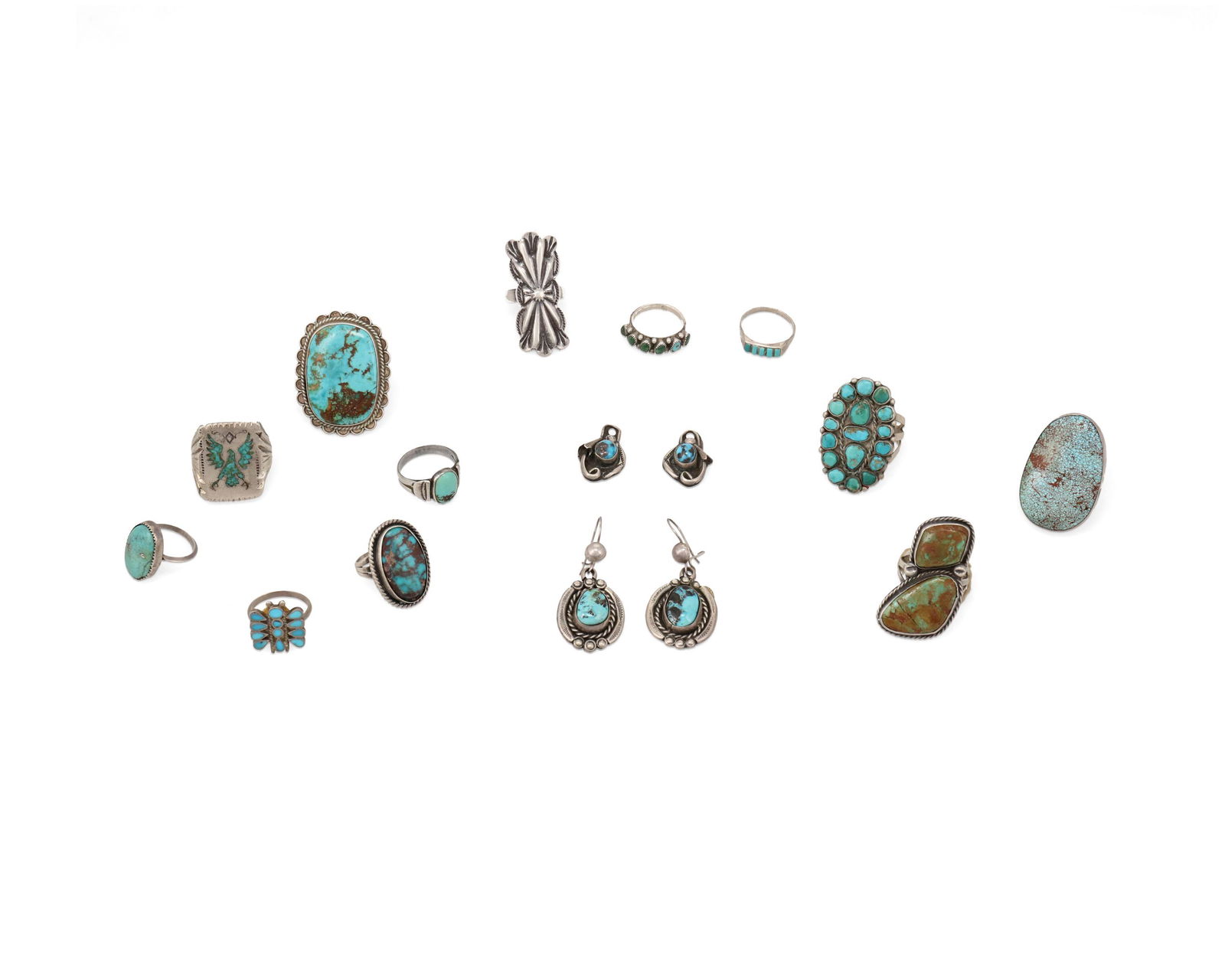 A group of Native American jewelry (1 of 2)