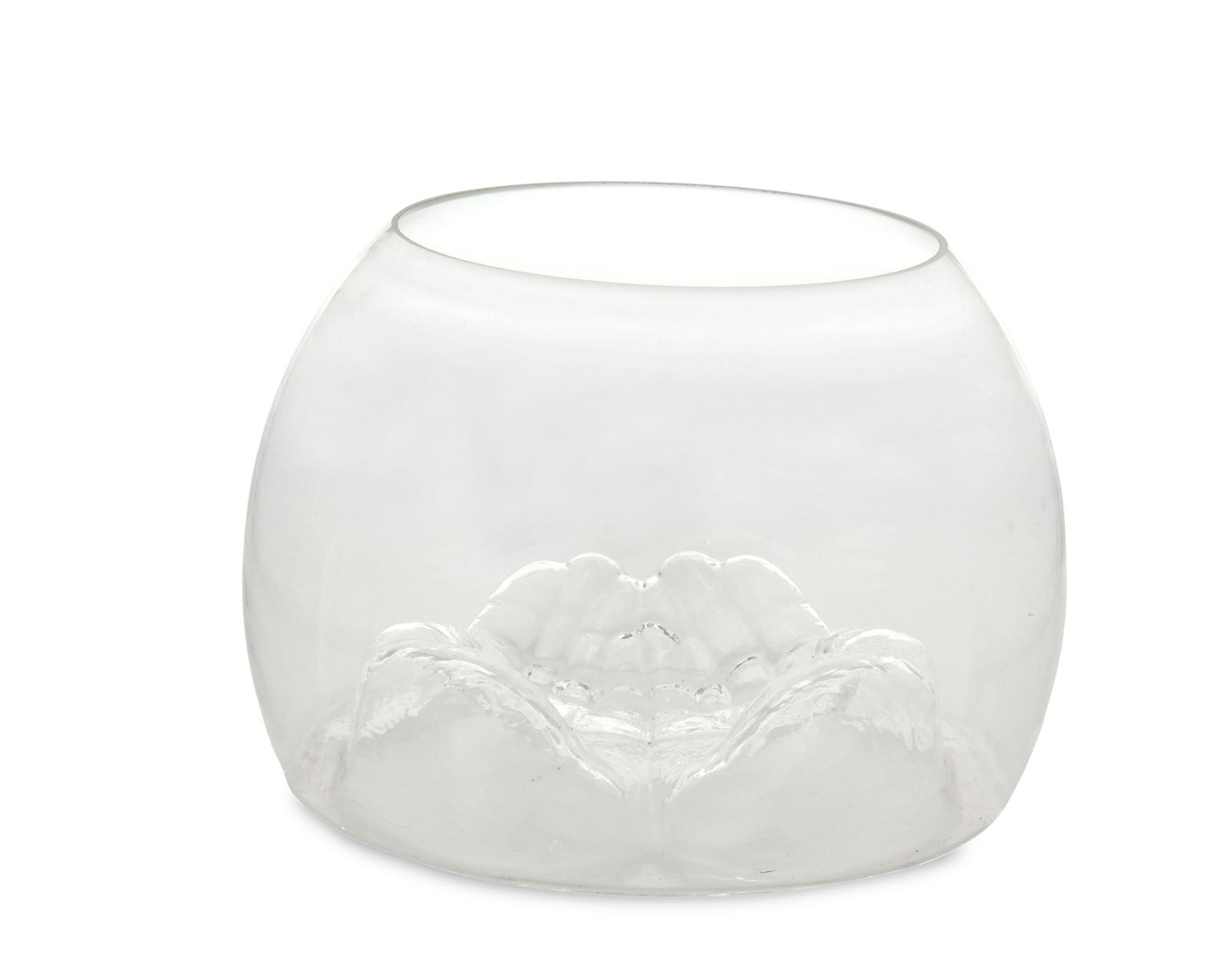 Do Ho Suh (b. 1962, Korean): Untitled (Glass Bowl), 2004 Glass Unsigned 6.5" H x 9.5" Dia. Notes: This edition was commissioned by the Peter Norton family as a gift for The Peter Norton Christmas Project. This lot is accompa