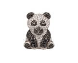 A black and white diamond panda brooch