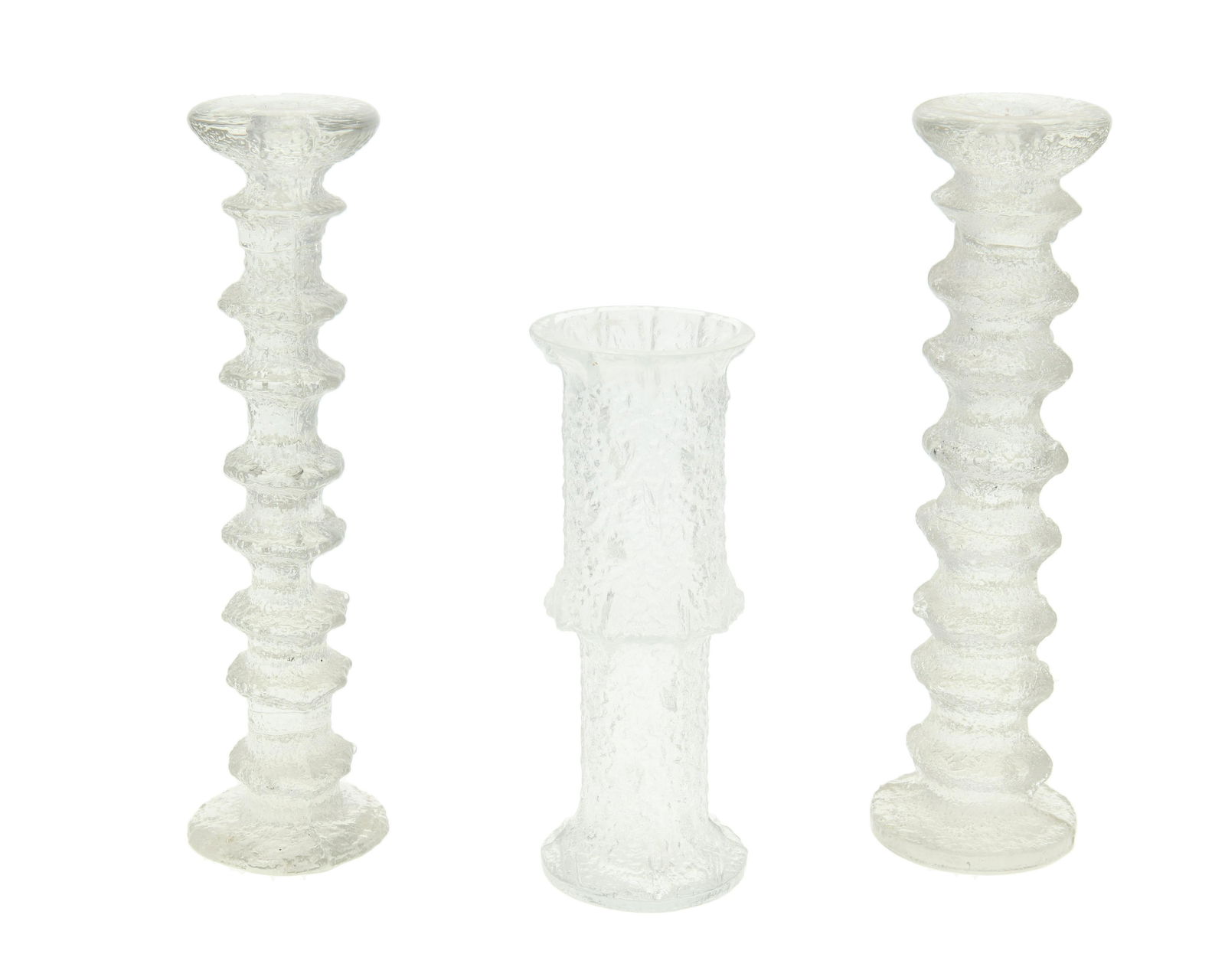 Three "Festivo" glass table items by Timo Sarpaneva for (1 of 3)