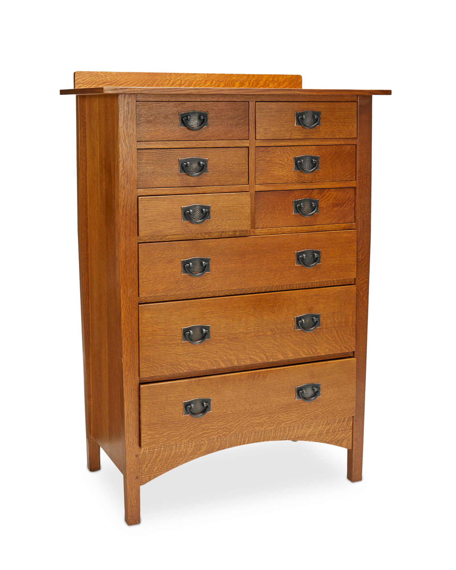 A contemporary Stickley "Harvey Ellis" tall chest (1 of 4)