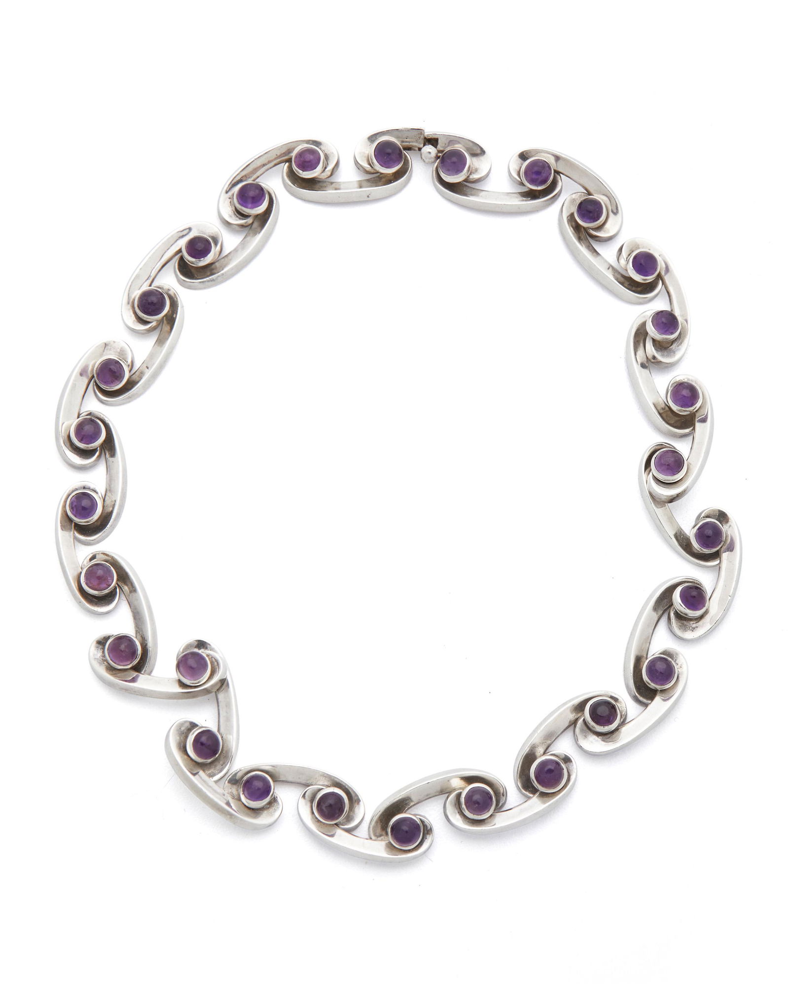 An Antonio Pineda silver and amethyst necklace (1 of 2)