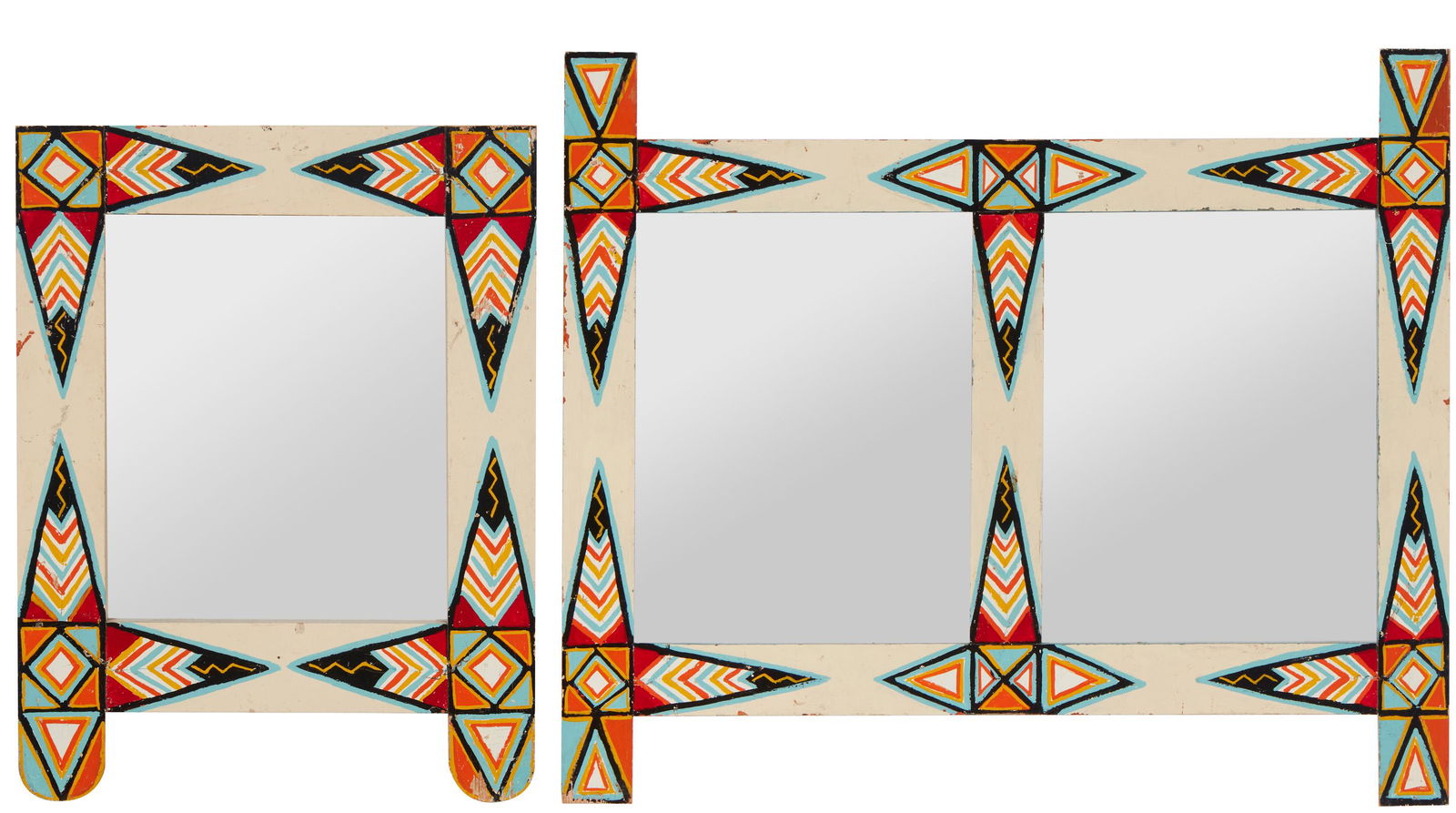 Two Will Evans painted picture frames from Shiprock (1 of 6)