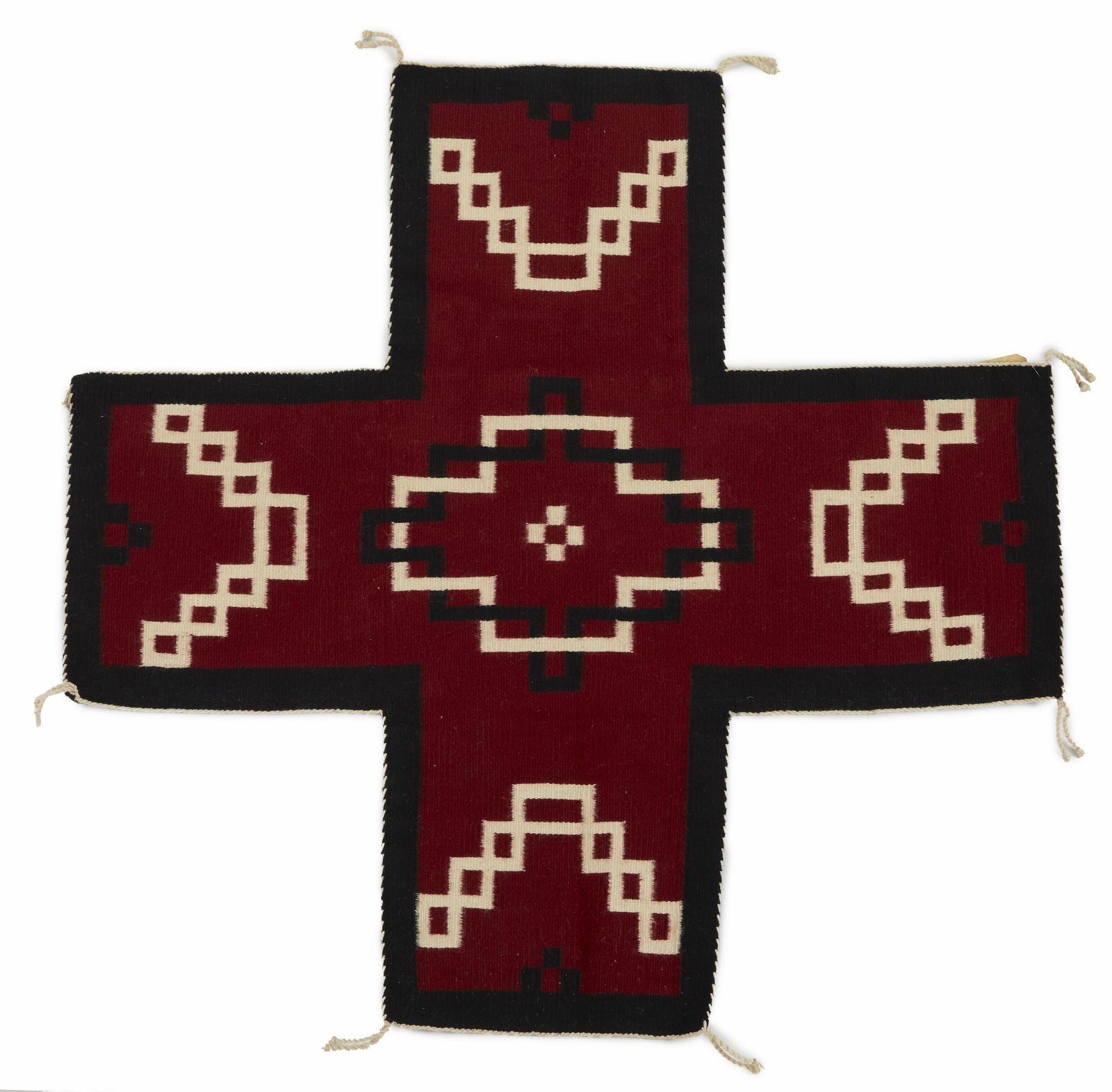 A Navajo cross-form weaving, by Sylvia Shay (1 of 2)