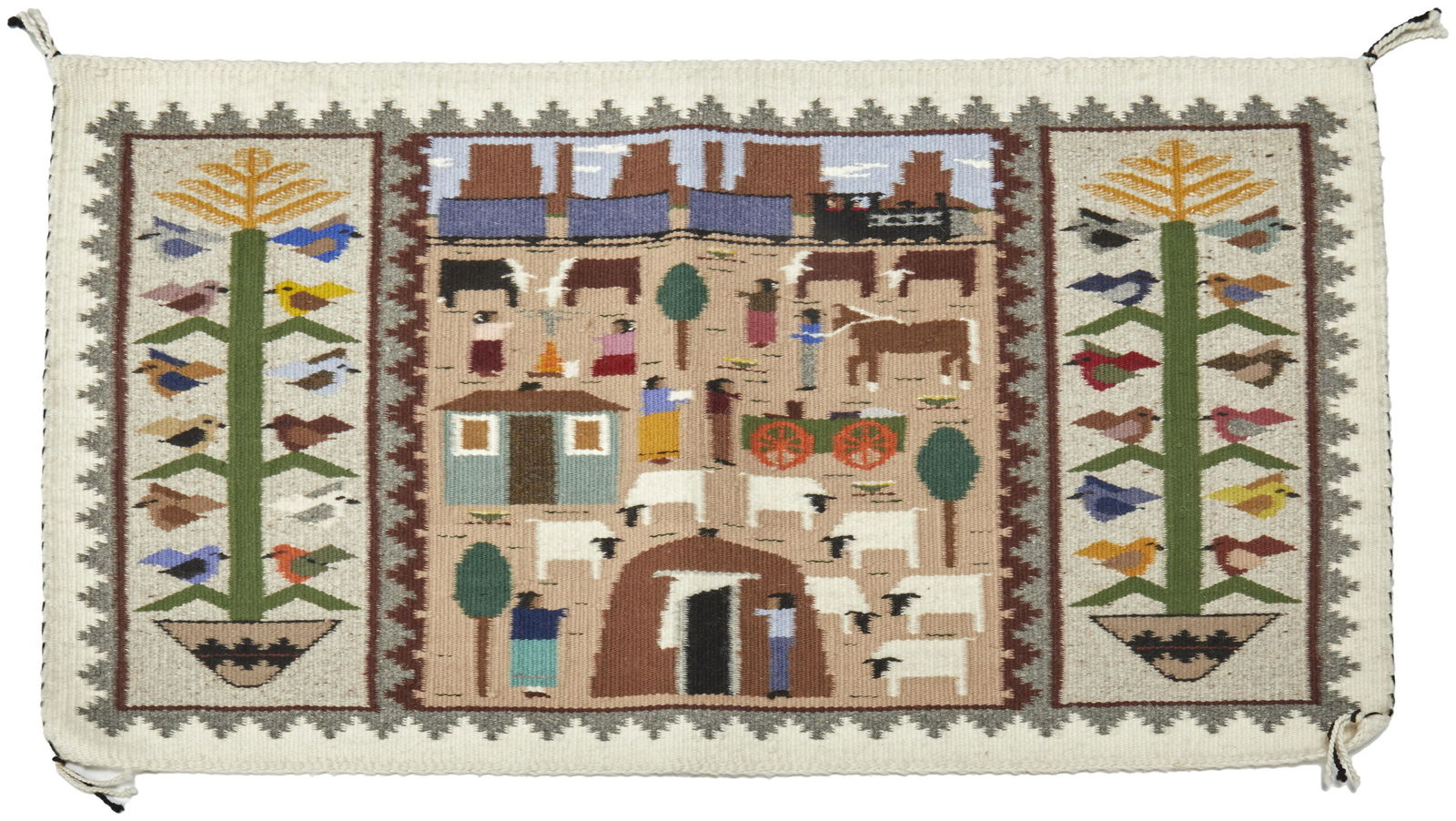 A Navajo pictorial weaving (1 of 4)