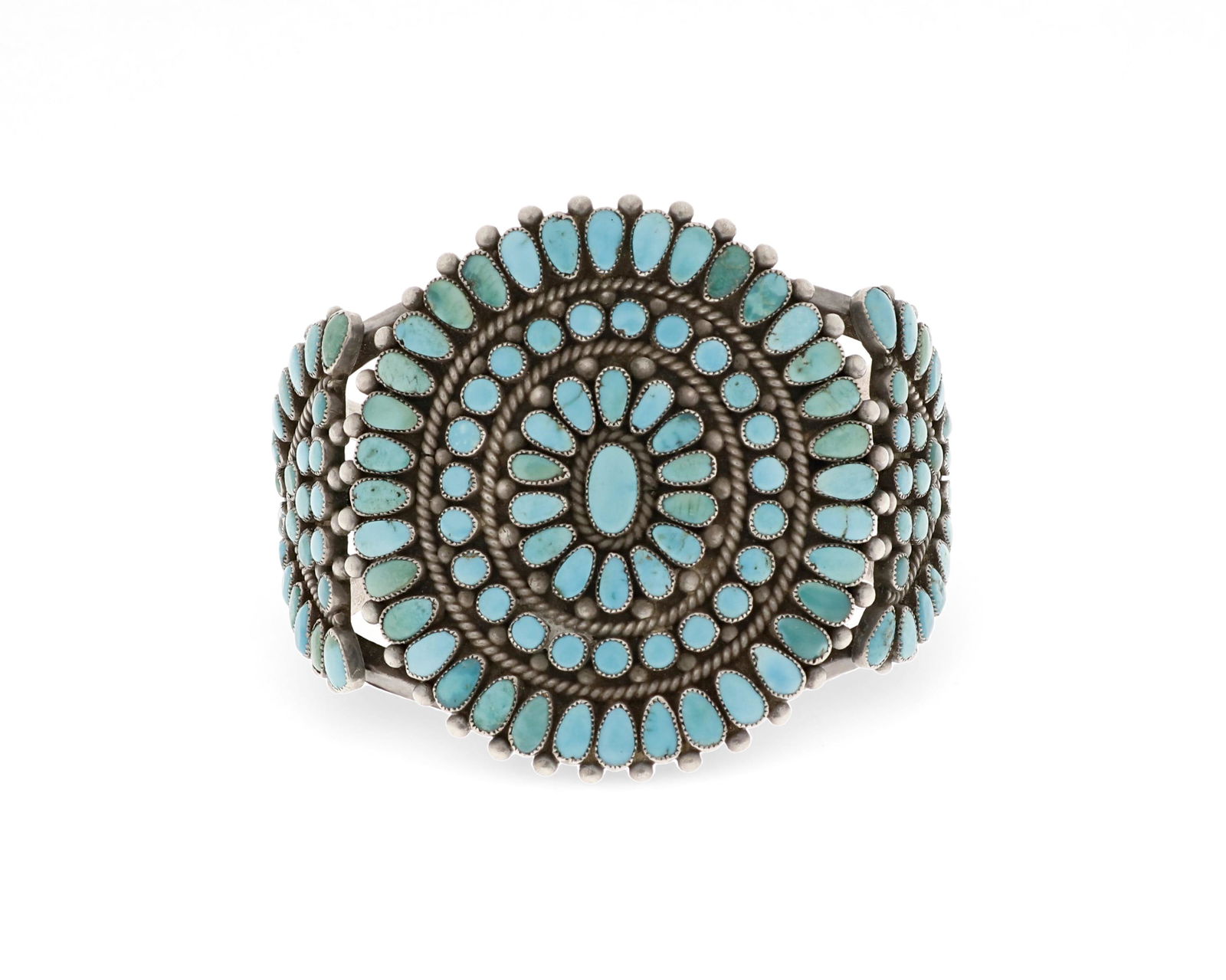 An Old Pawn Zuni cluster bracelet (1 of 2)