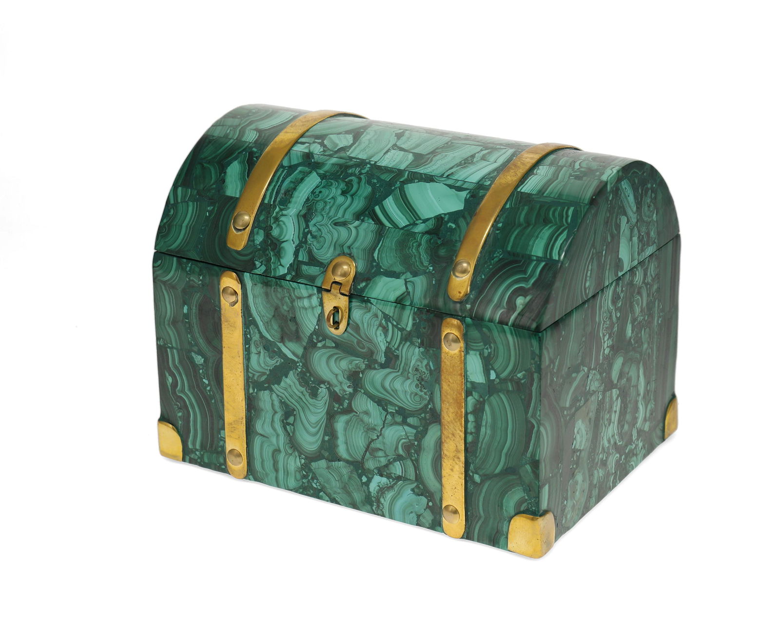 A bronze-mounted malachite box (1 of 2)