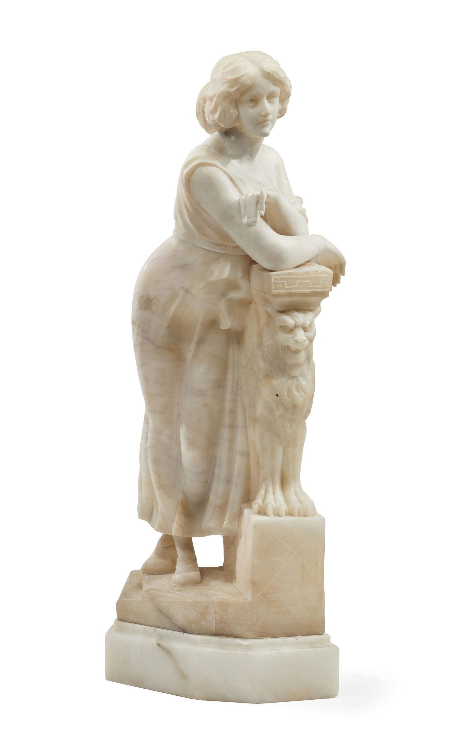 An Italian carved alabaster sculpture (1 of 2)