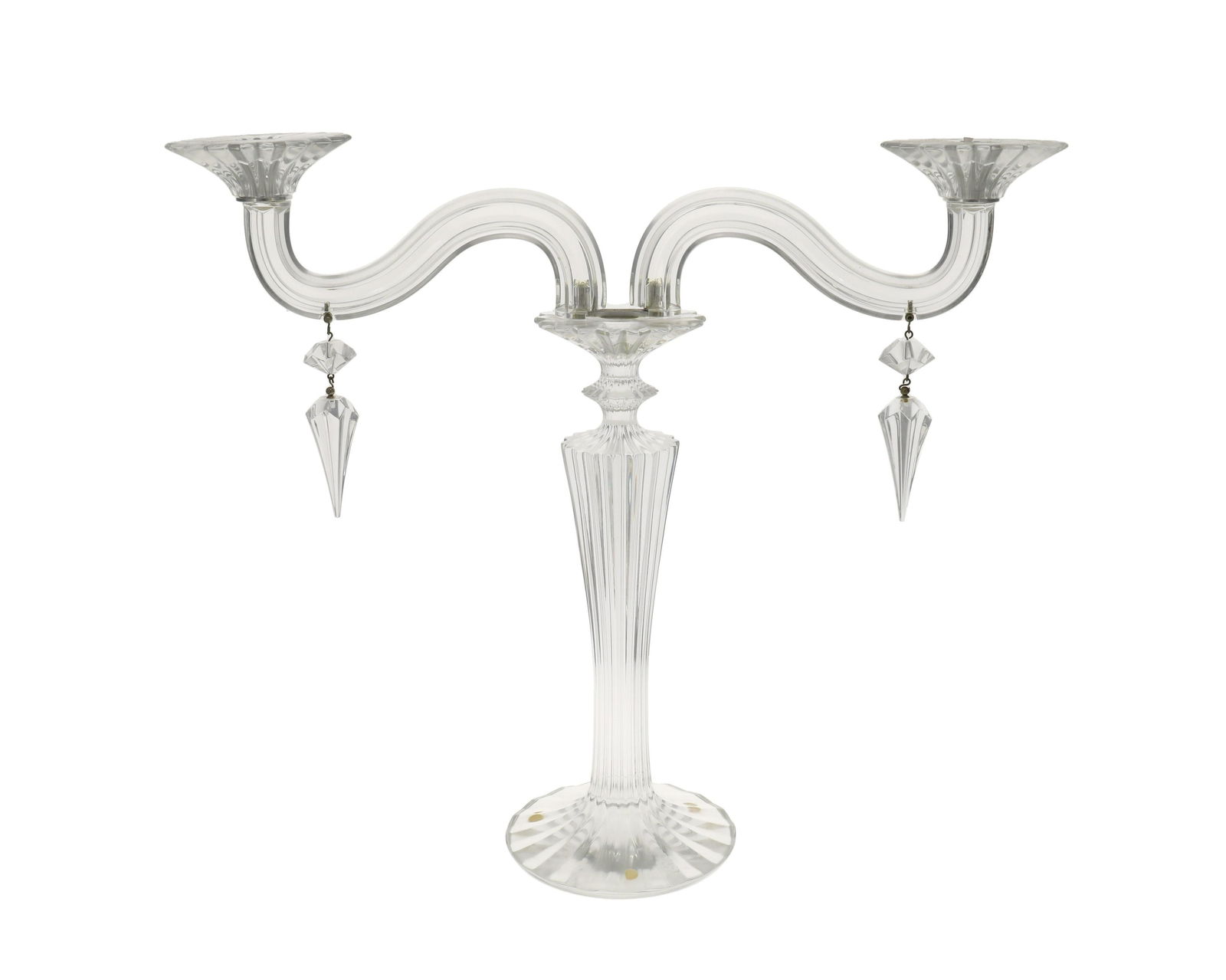 A Baccarat crystal "Mille Nuits" candelabrum (1 of 3)