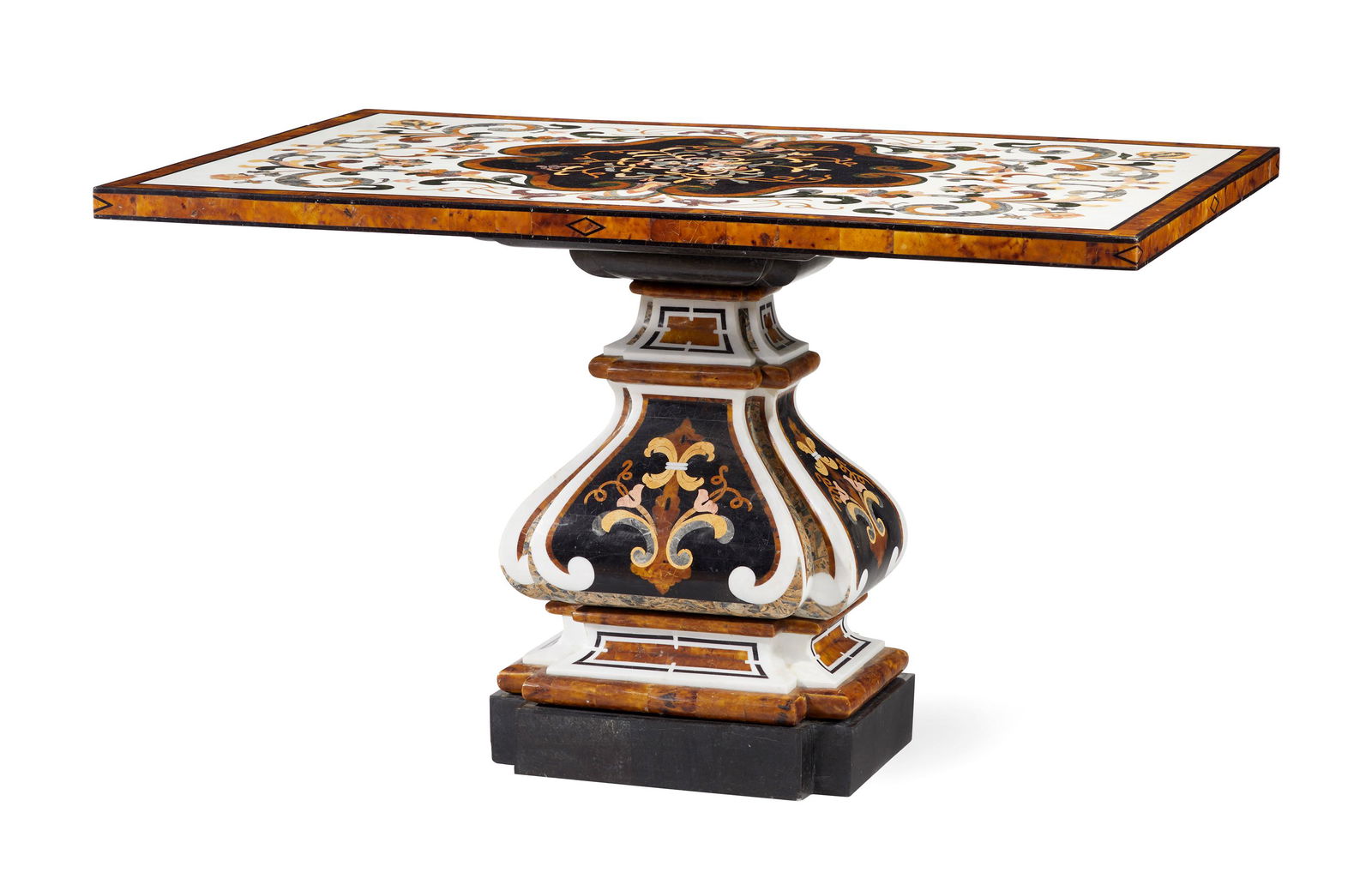 A Pietra Dura marble table (1 of 2)