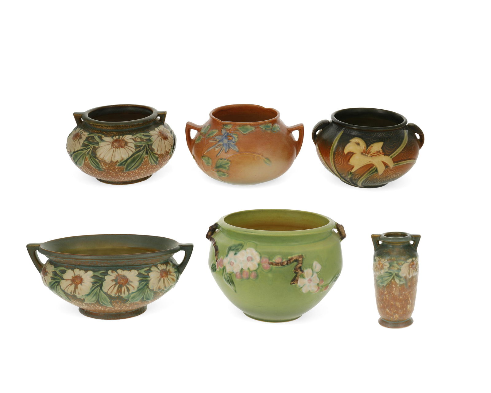 A group of Roseville pottery (1 of 2)