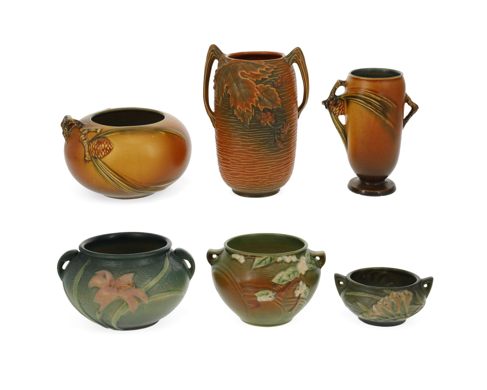 A group of Roseville pottery (1 of 2)