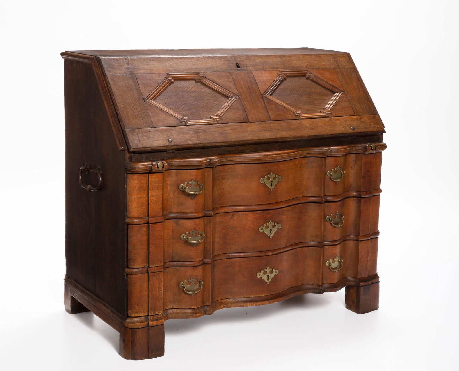 A Continental Baroque-style secretary (1 of 4)