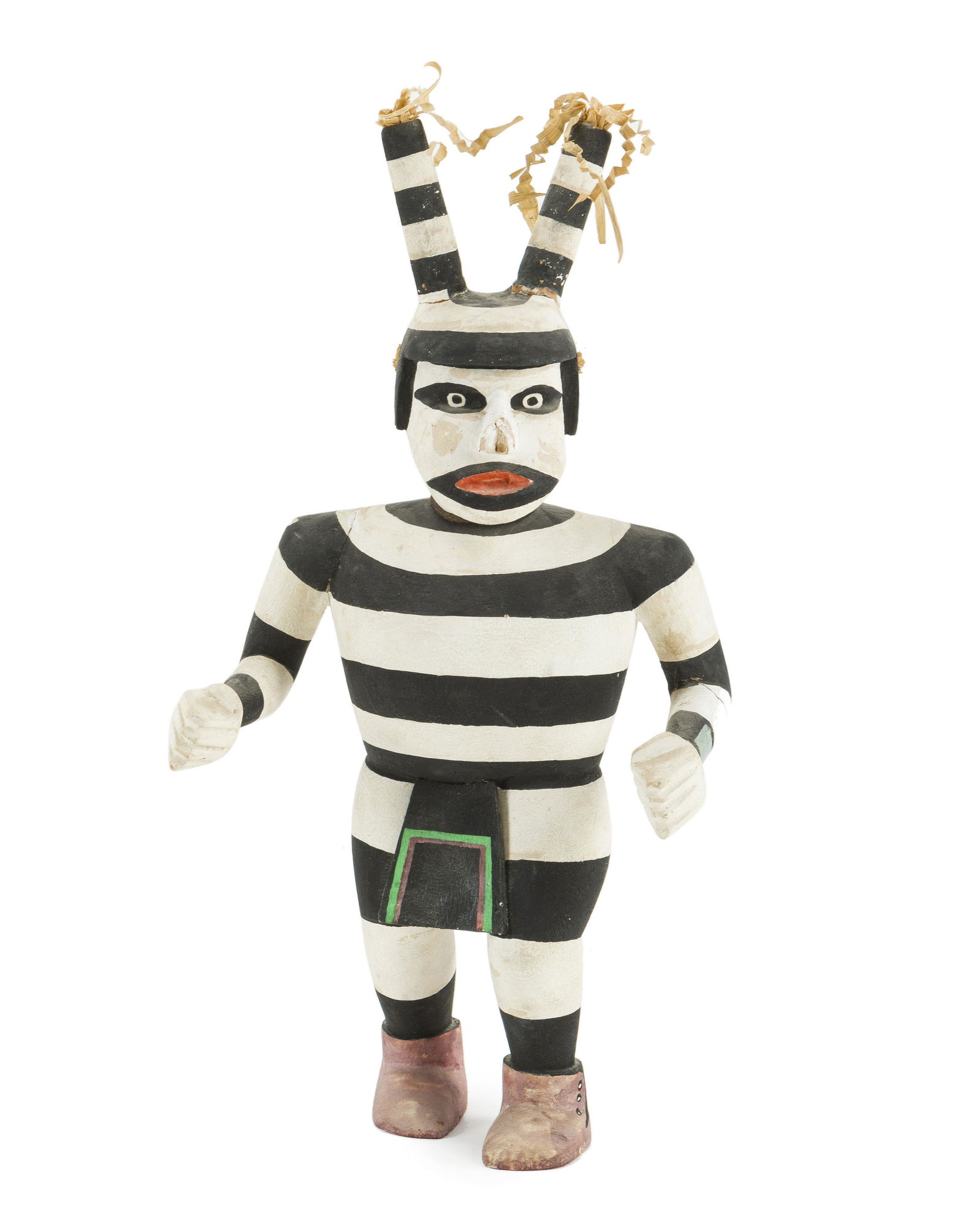 A Hopi clown kachina doll (1 of 3)