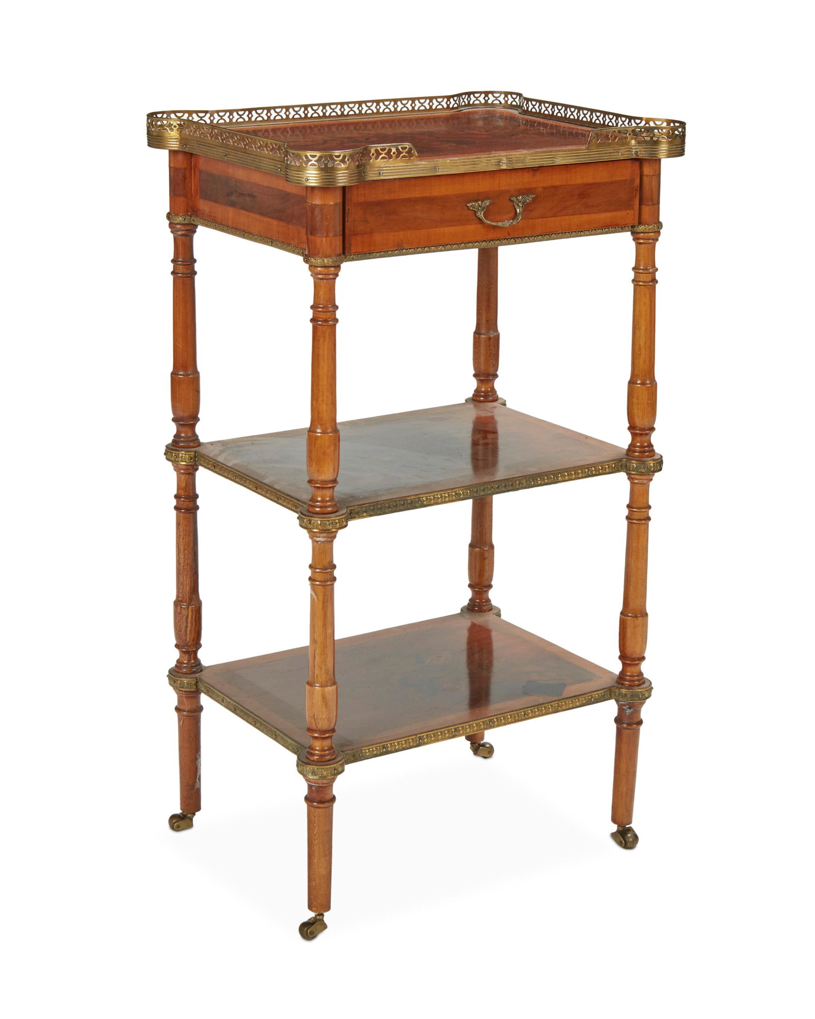A French marquetry lamp table (1 of 5)