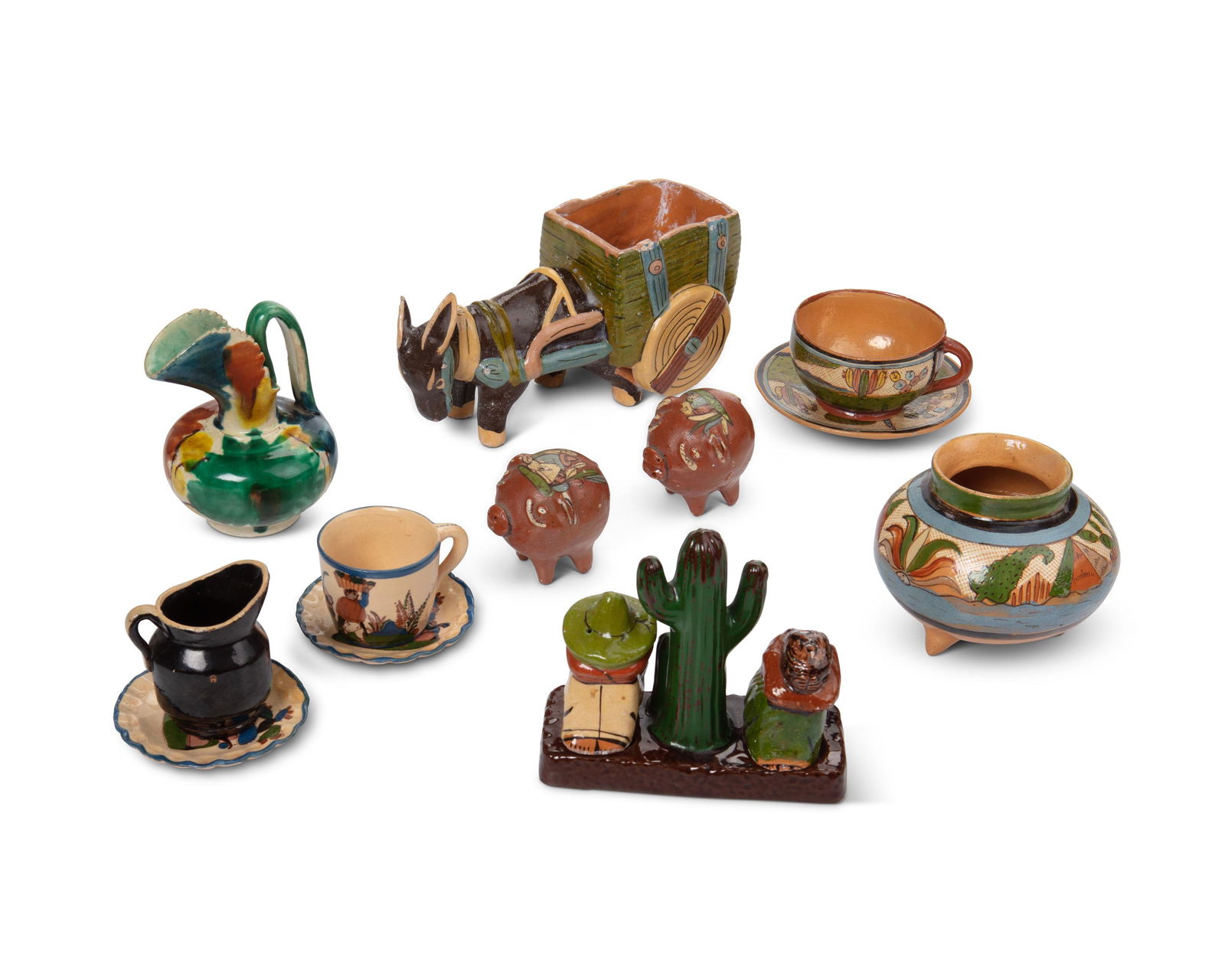 A group of Mexican pottery items (1 of 1)