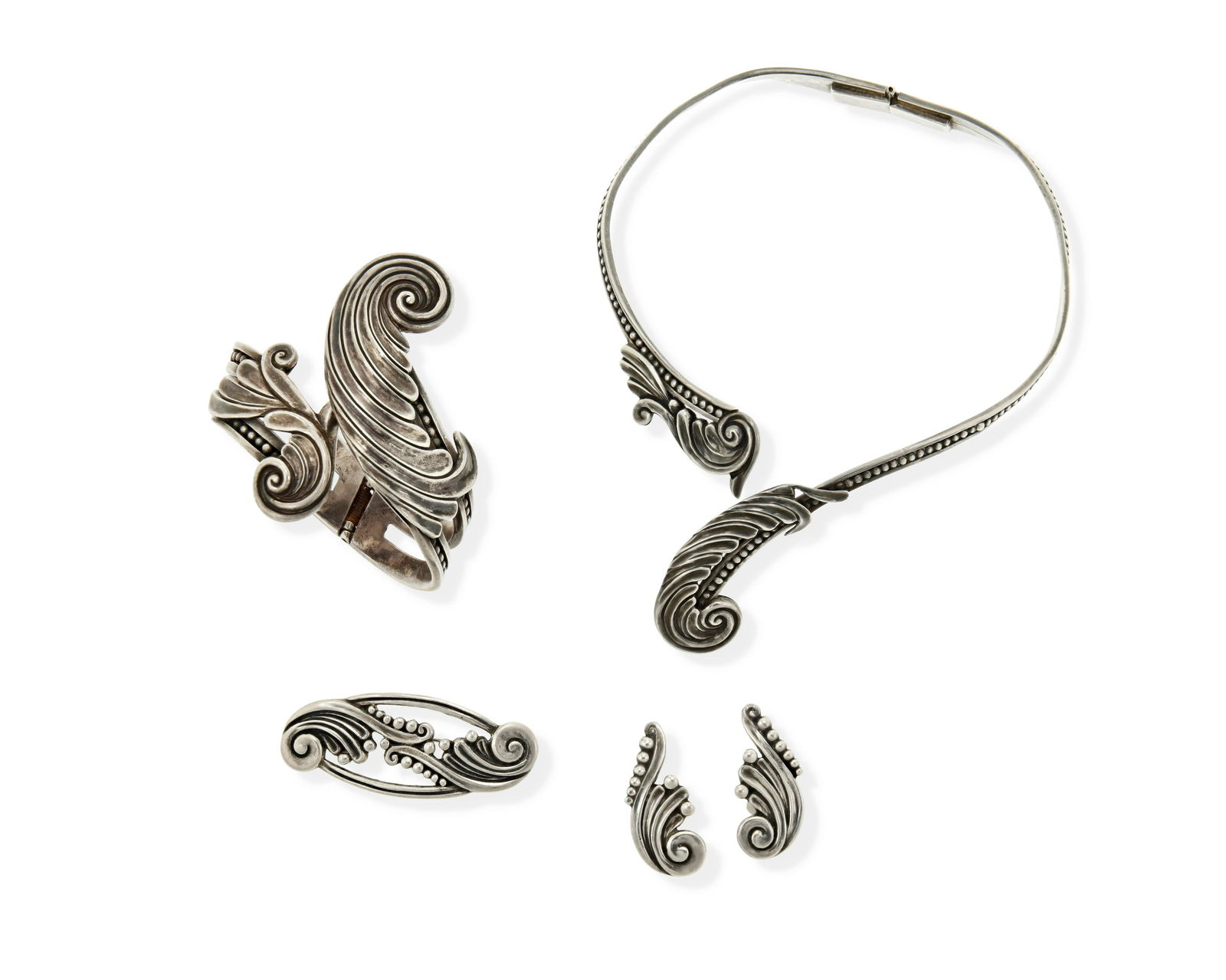 A group of Margot de Taxco silver jewelry (1 of 2)