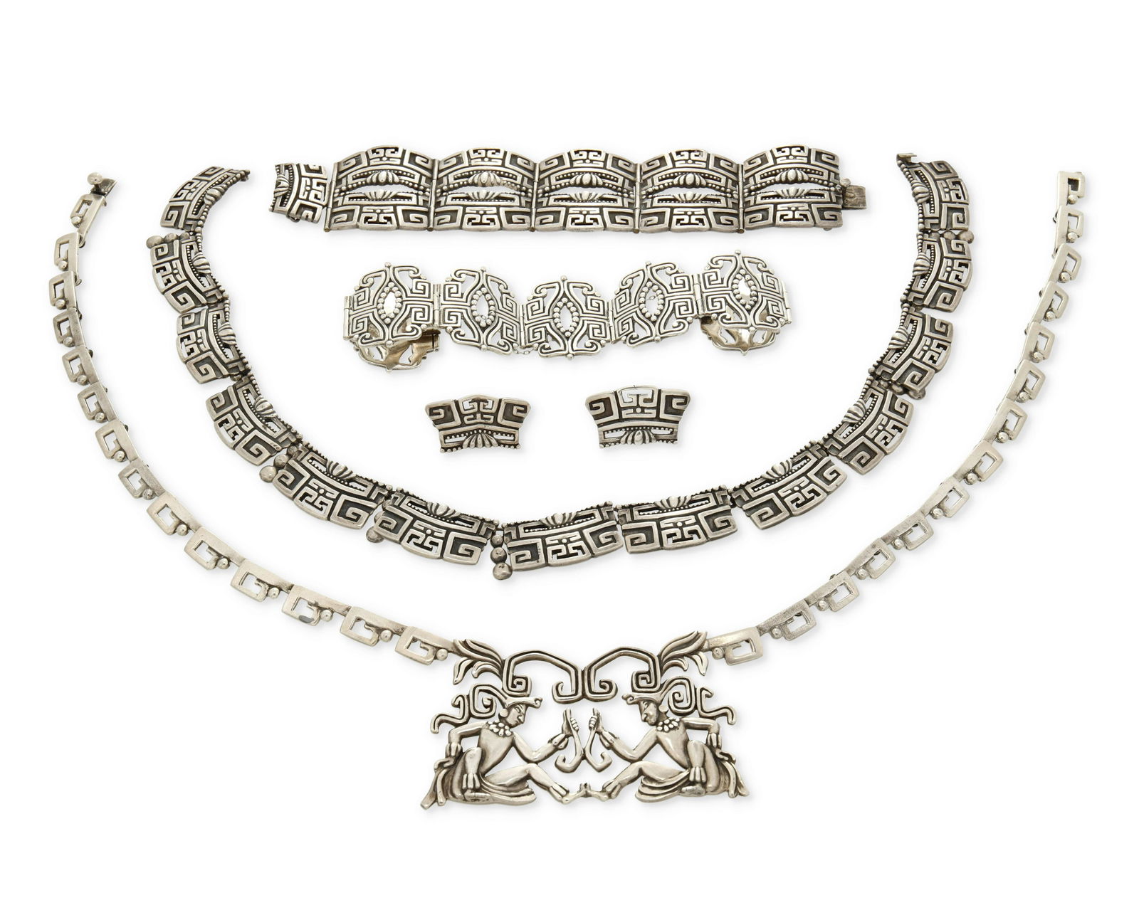 A group of Margot de Taxco silver jewelry (1 of 2)