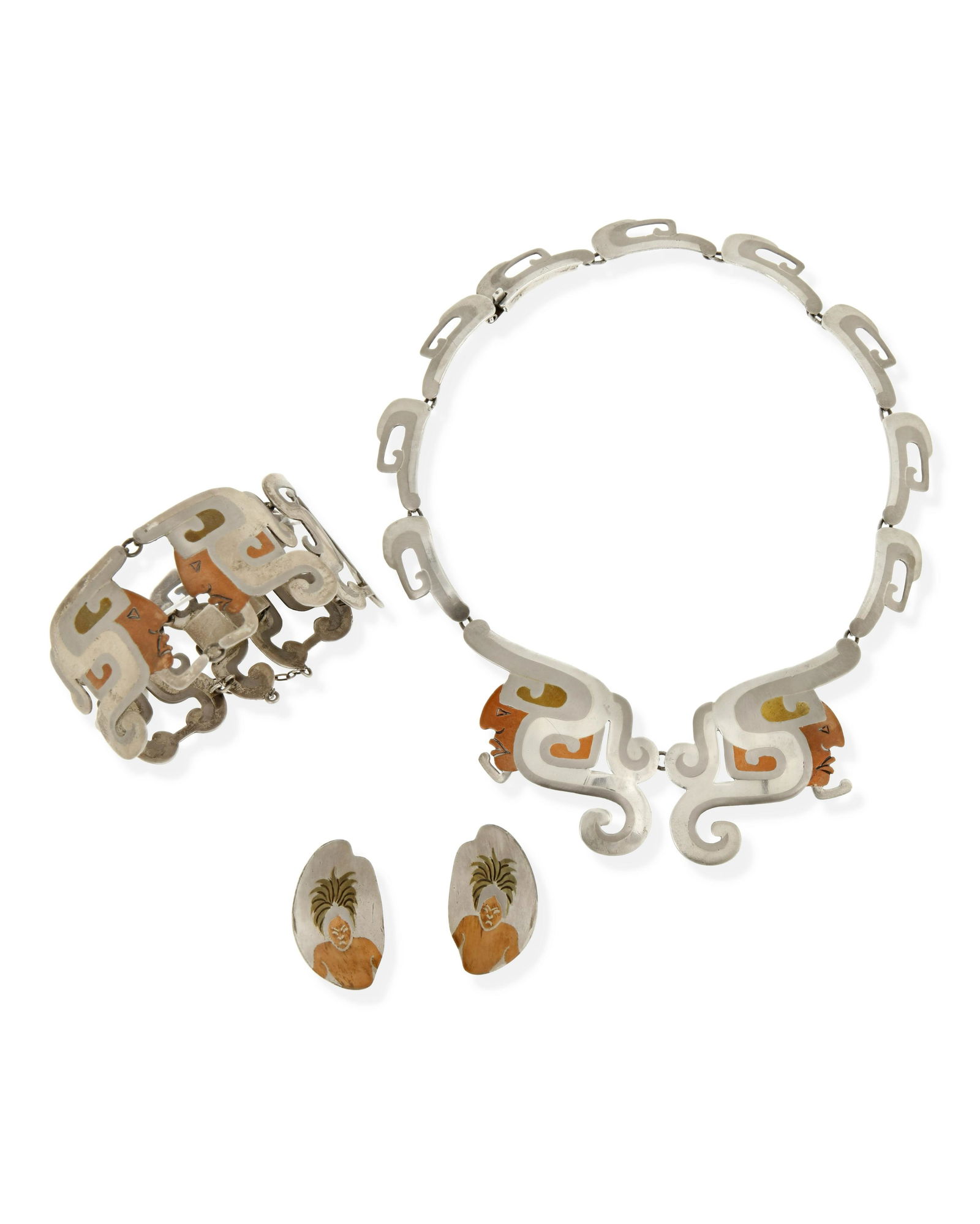 A Victoria mixed-metal group of jewelry (1 of 2)