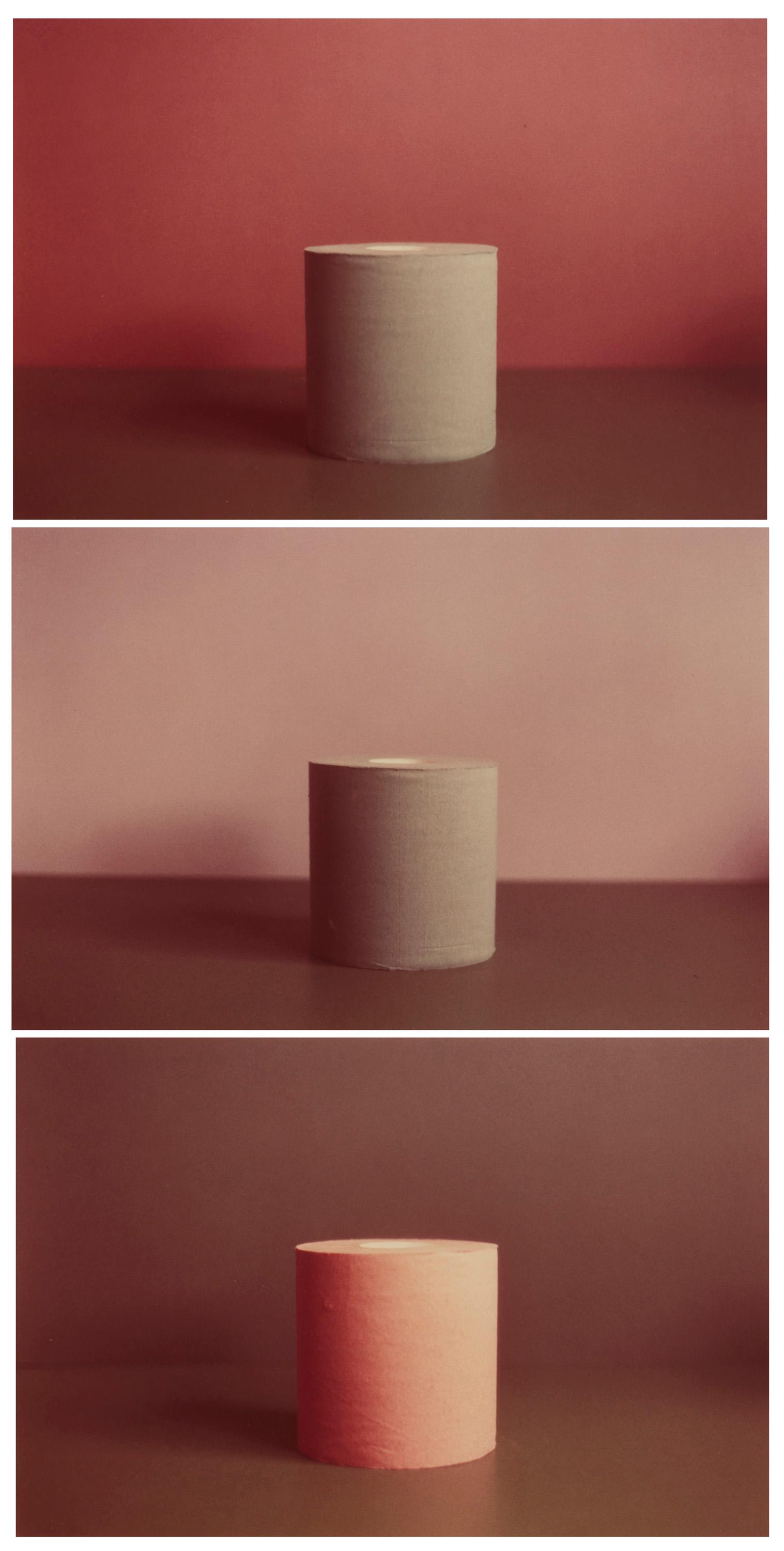 Martha Alf (b. 1930, American): "Untitled," blue/maroon, 1974, "Untitled," red/green, 1974, and "Untitled" blue/blue, 1974 Each: Color photograph under glass blue/maroon: 7/15; red/green: 10/15; blue/blue: 6/15 Each: Named, title