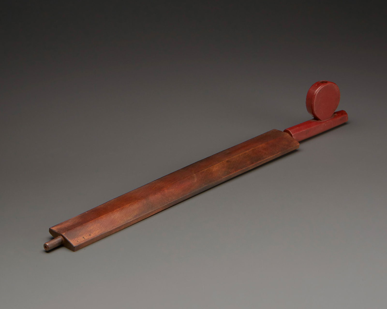 A Plains catlinite pipe and stem (1 of 3)