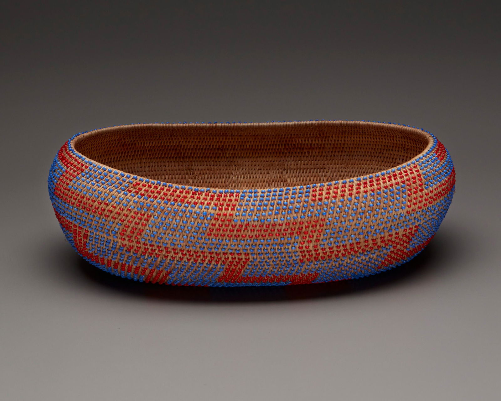 A Pomo beaded treasure basket (1 of 3)