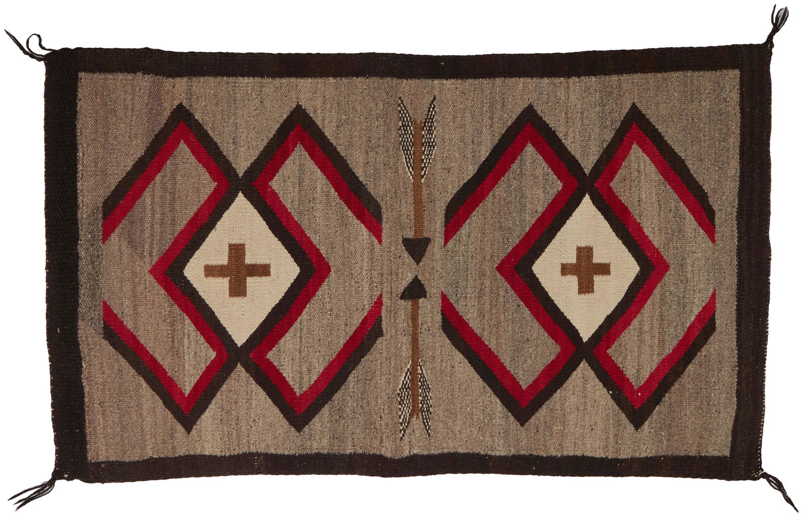A Navajo pictorial saddle blanket (1 of 3)