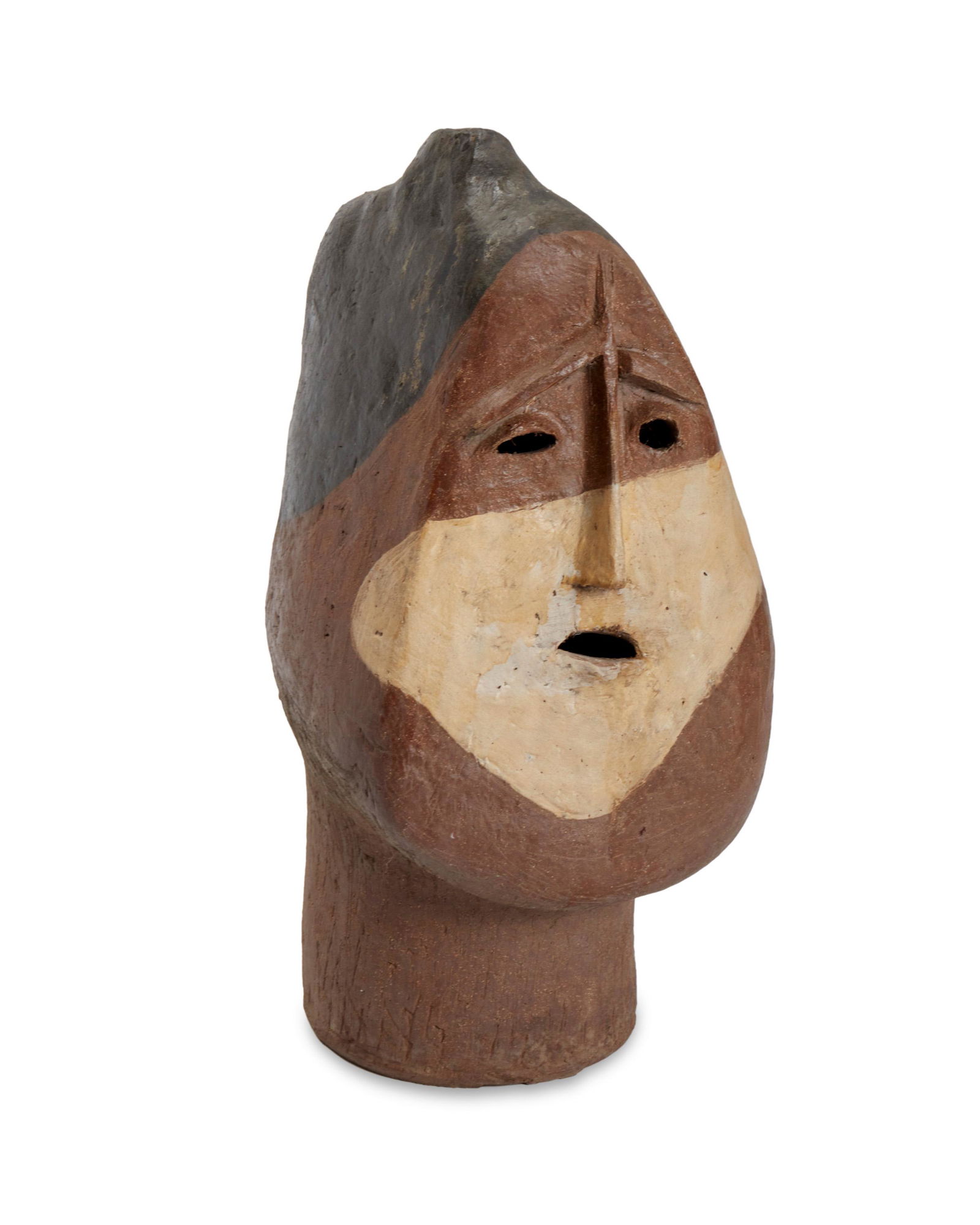 A mid-century modern studio pottery figural sculpture (1 of 5)