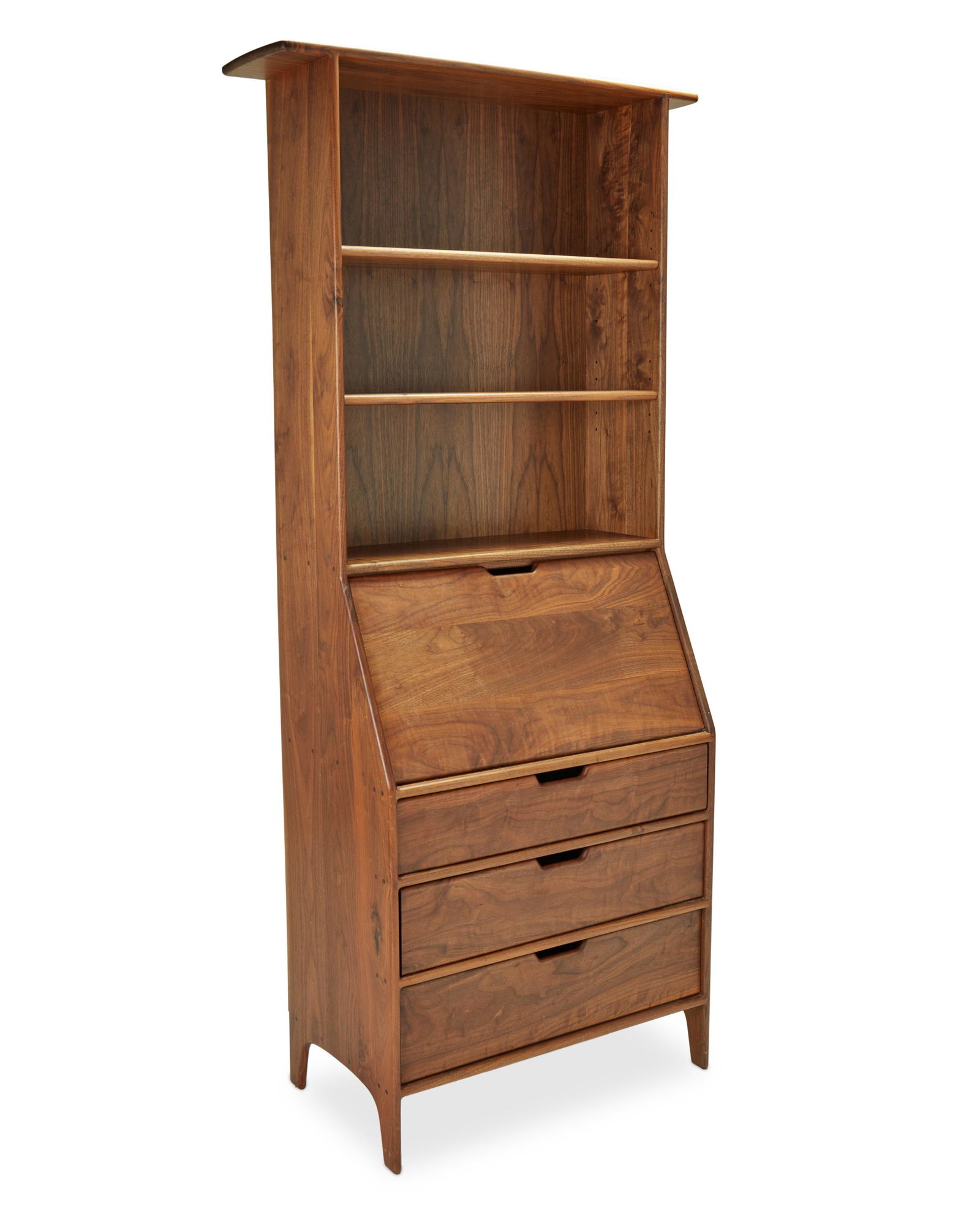 A Stephen L. Casey modern walnut secretary (1 of 8)