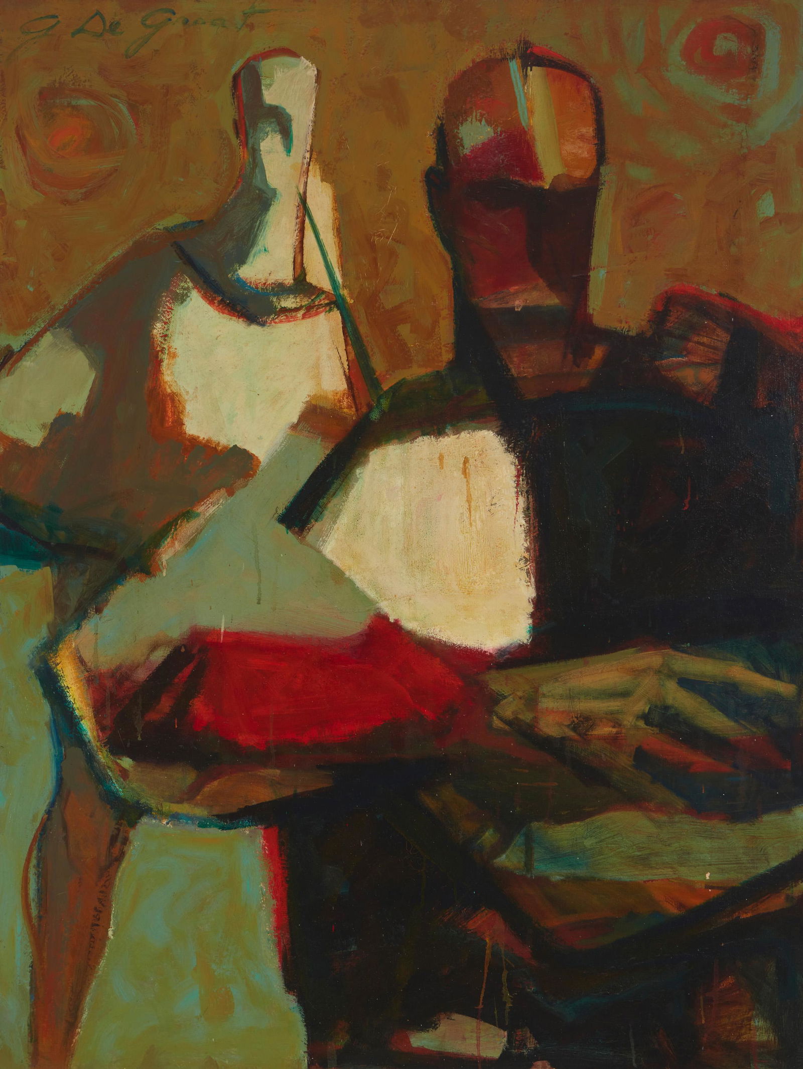 George De Groat (1917-1995, Carmel Valley, CA) (1 of 6)