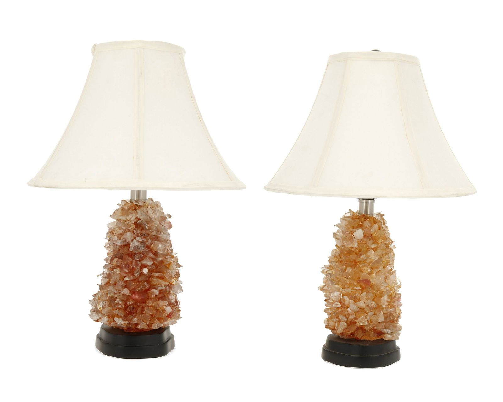 A pair of rock crystal table lamps (1 of 1)