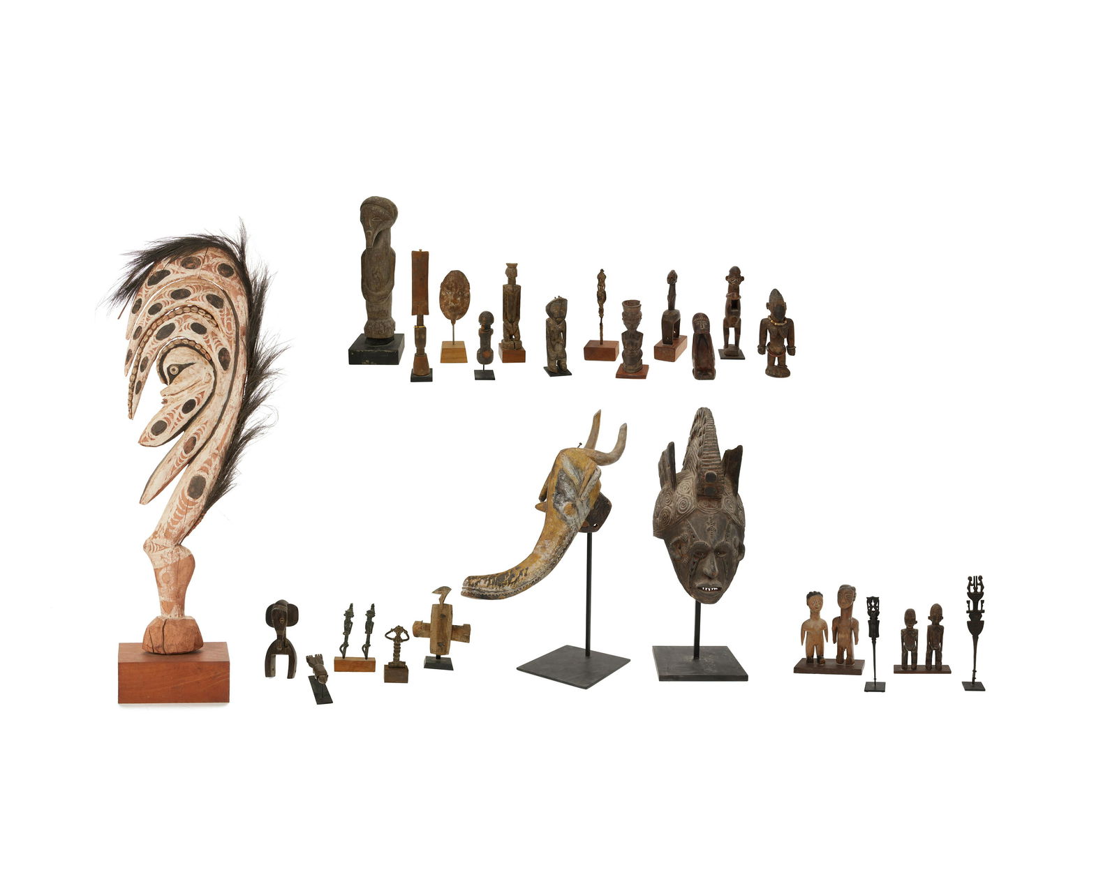 A large group of African and Oceanic figures (1 of 1)