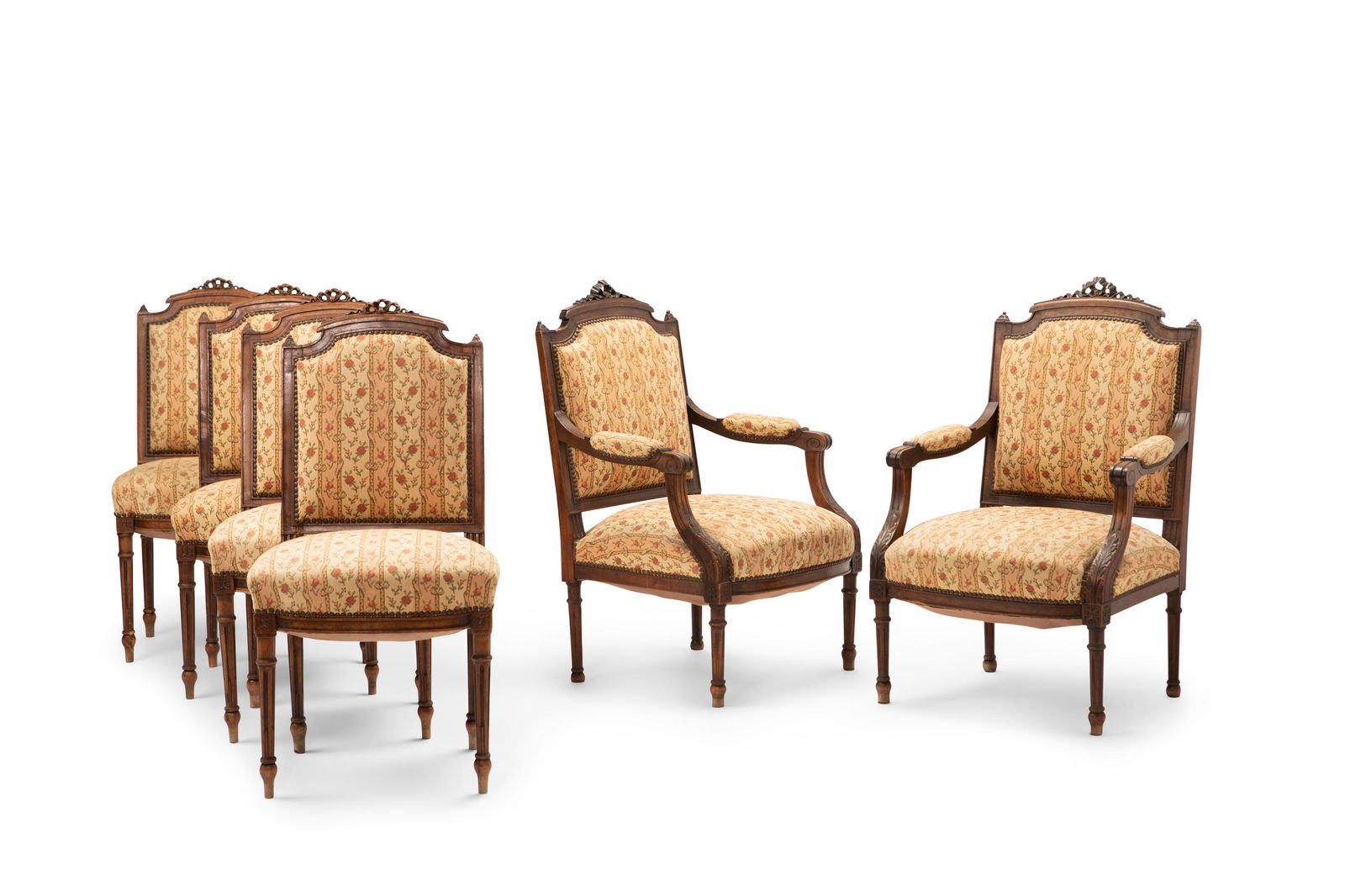 A set of French Louis XVI-style dining chairs (1 of 3)