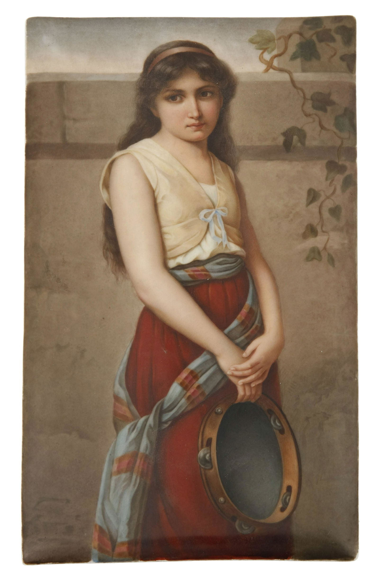 A German porcelain "Mignon" portrait plaque (1 of 3)