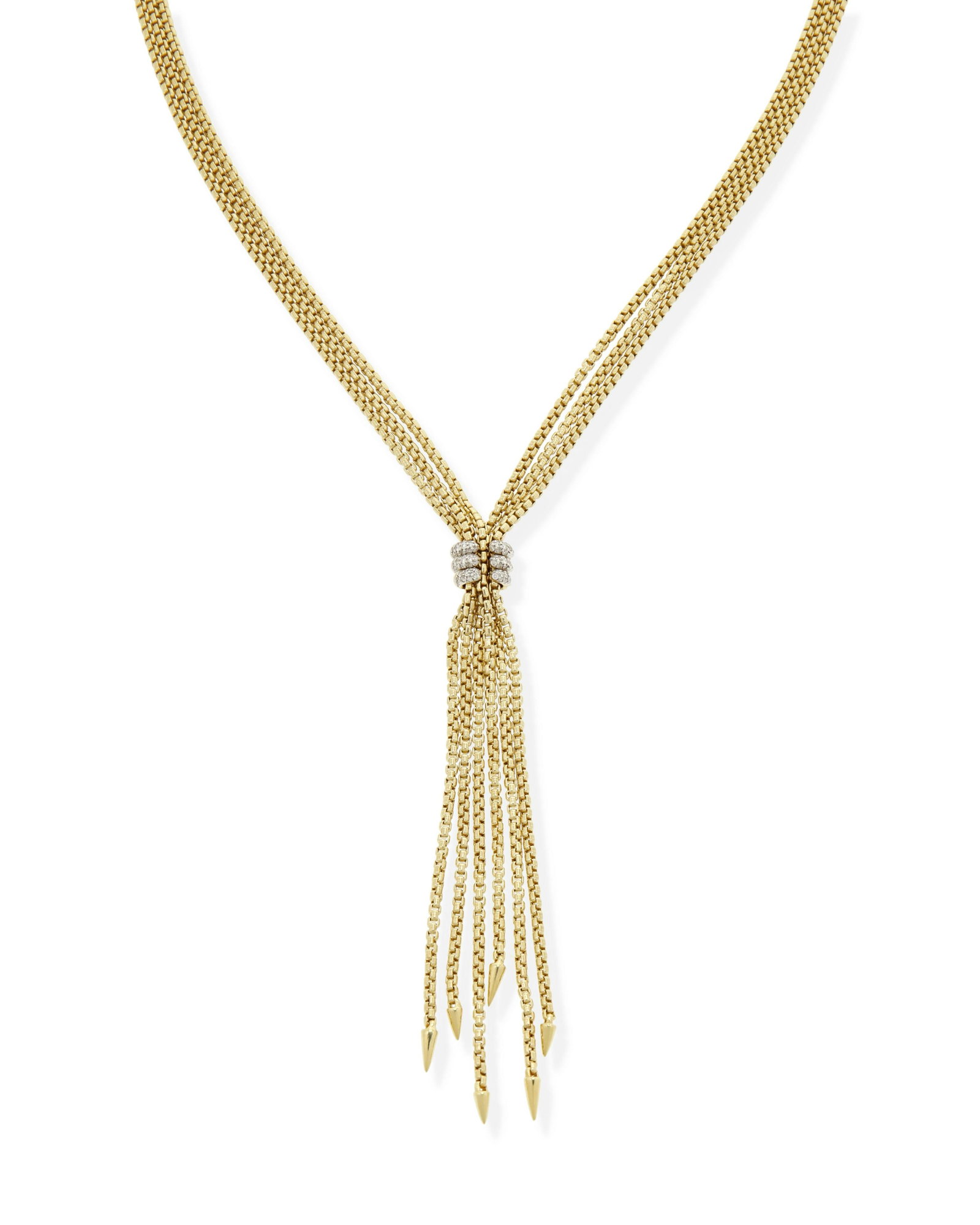 A David Yurman diamond lariat tassel necklace (1 of 3)