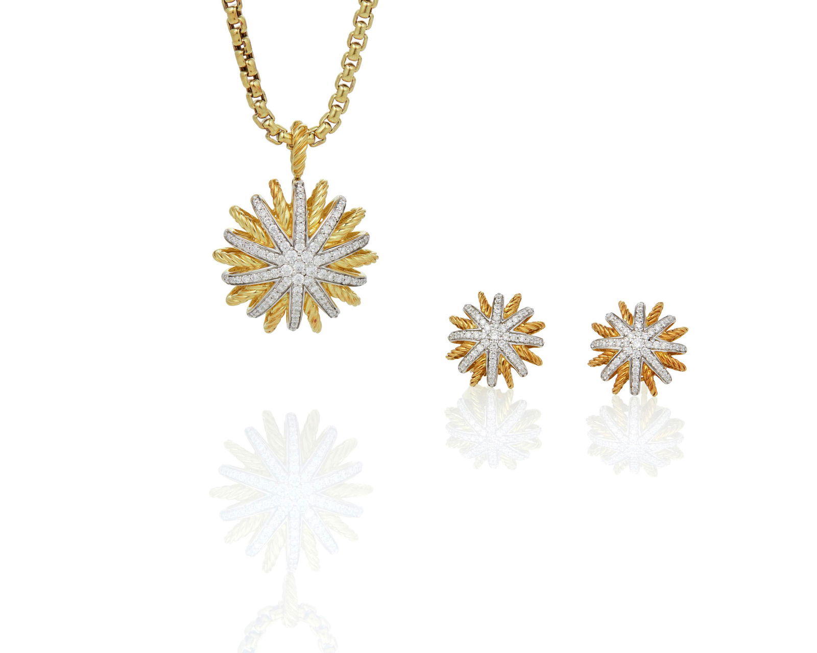 A set of David Yurman diamond "Starburst" jewelry (1 of 2)