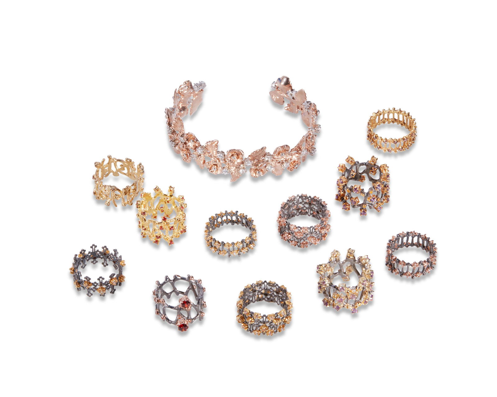 A group of silver jewelry (1 of 1)