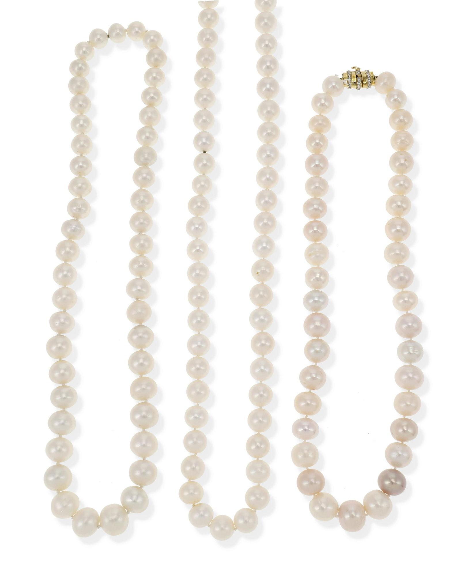 Three freshwater pearl necklaces (1 of 1)