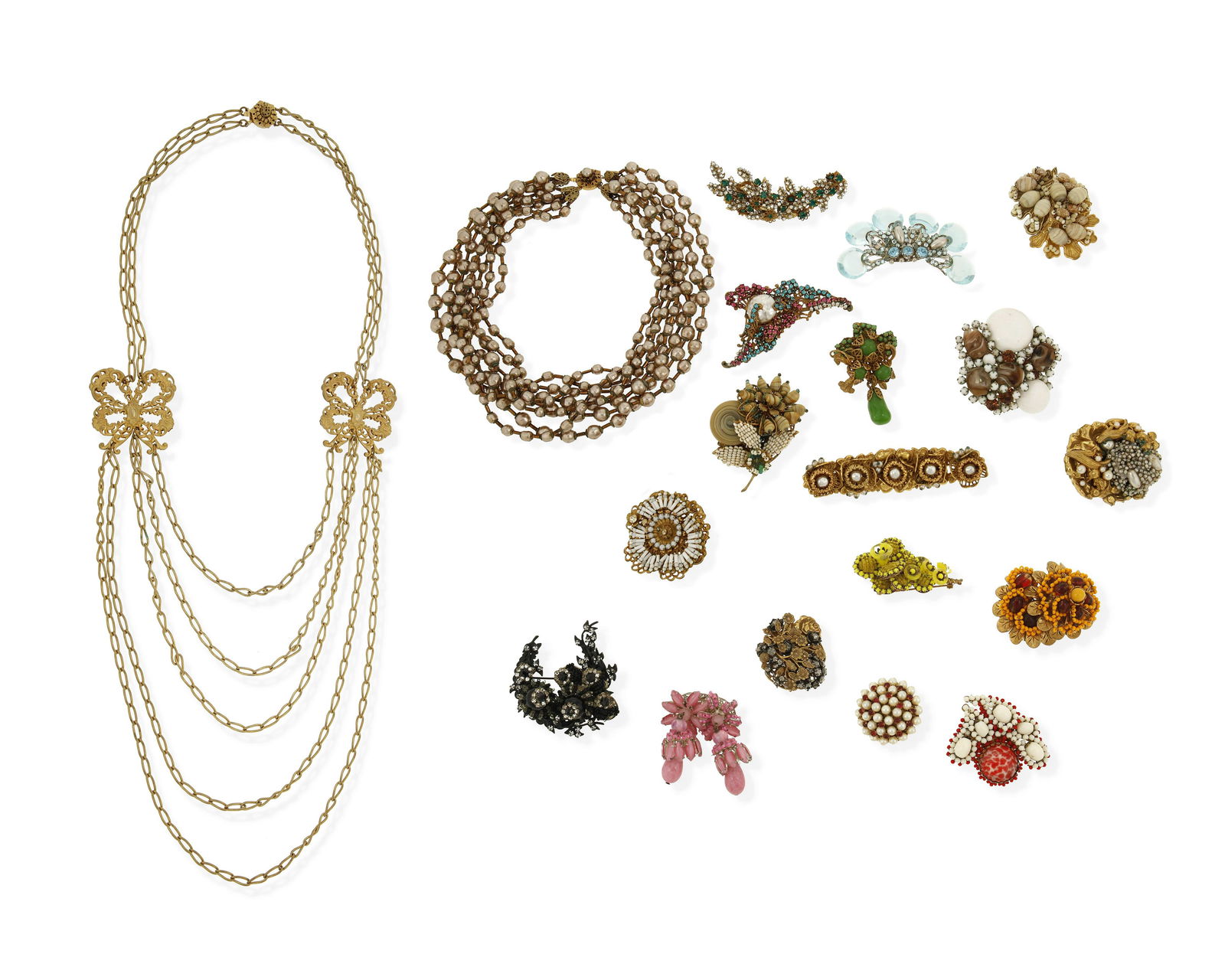 A group of Miriam Haskell jewelry (1 of 1)