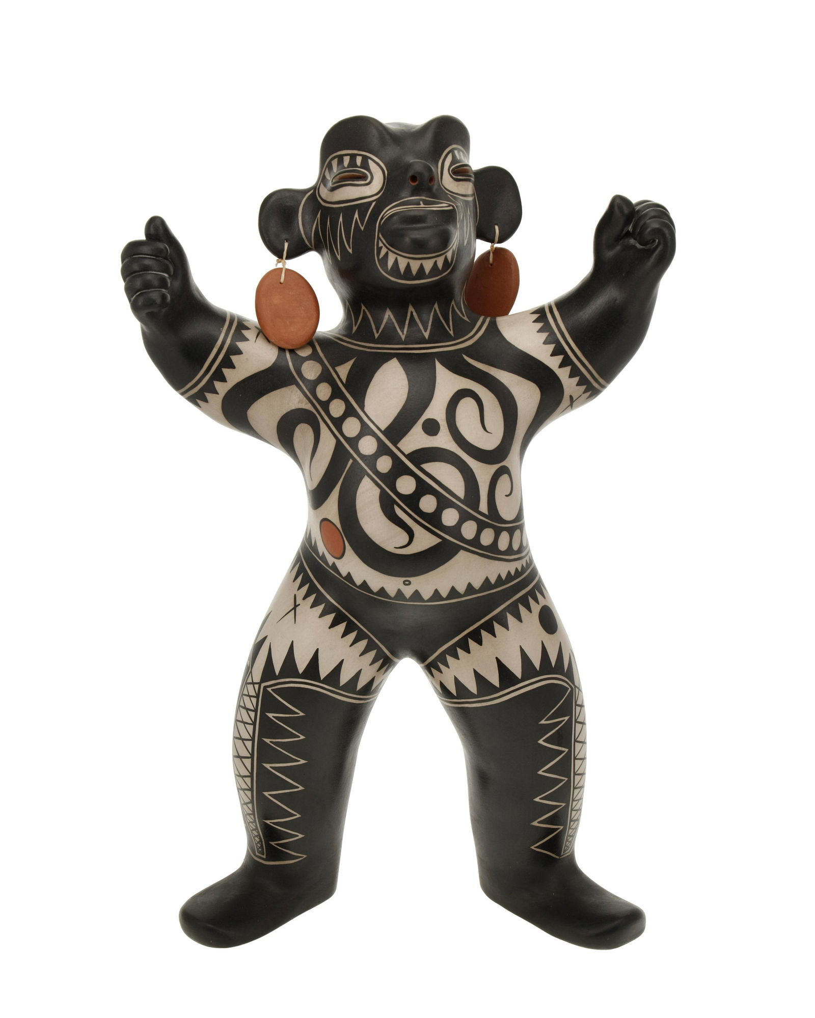 A Virgil Ortiz Cochiti Pueblo ceramic opera singer (1 of 3)