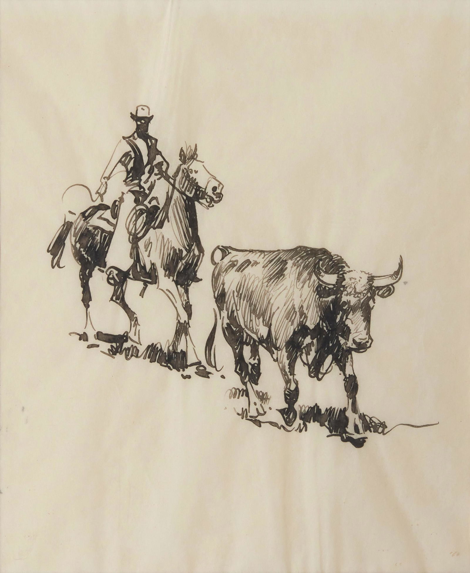 Edward Borein (1872-1945, Santa Barbara, CA) (1 of 5)