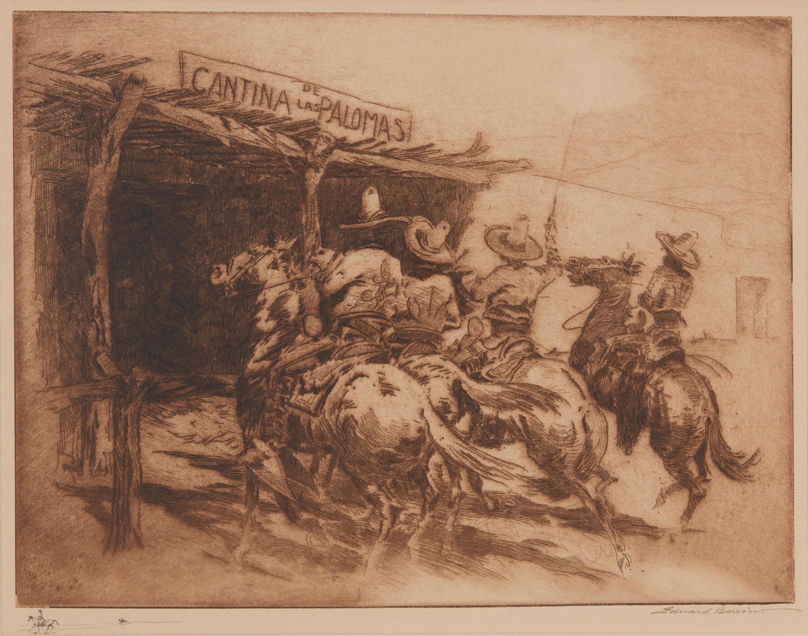 Edward Borein (1872-1945, Santa Barbara, CA) (1 of 8)