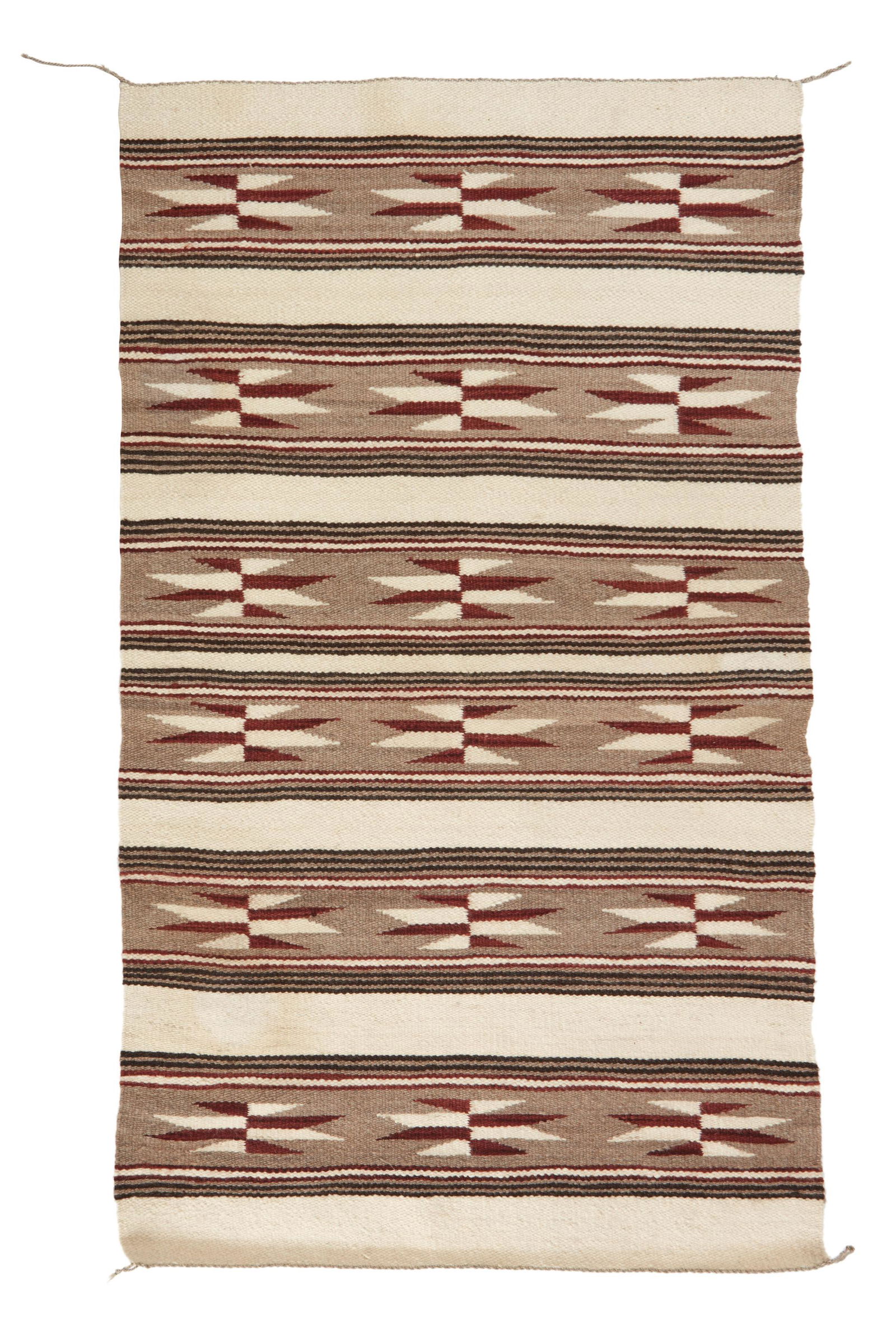 A Navajo Chinle-style double saddle blanket (1 of 3)