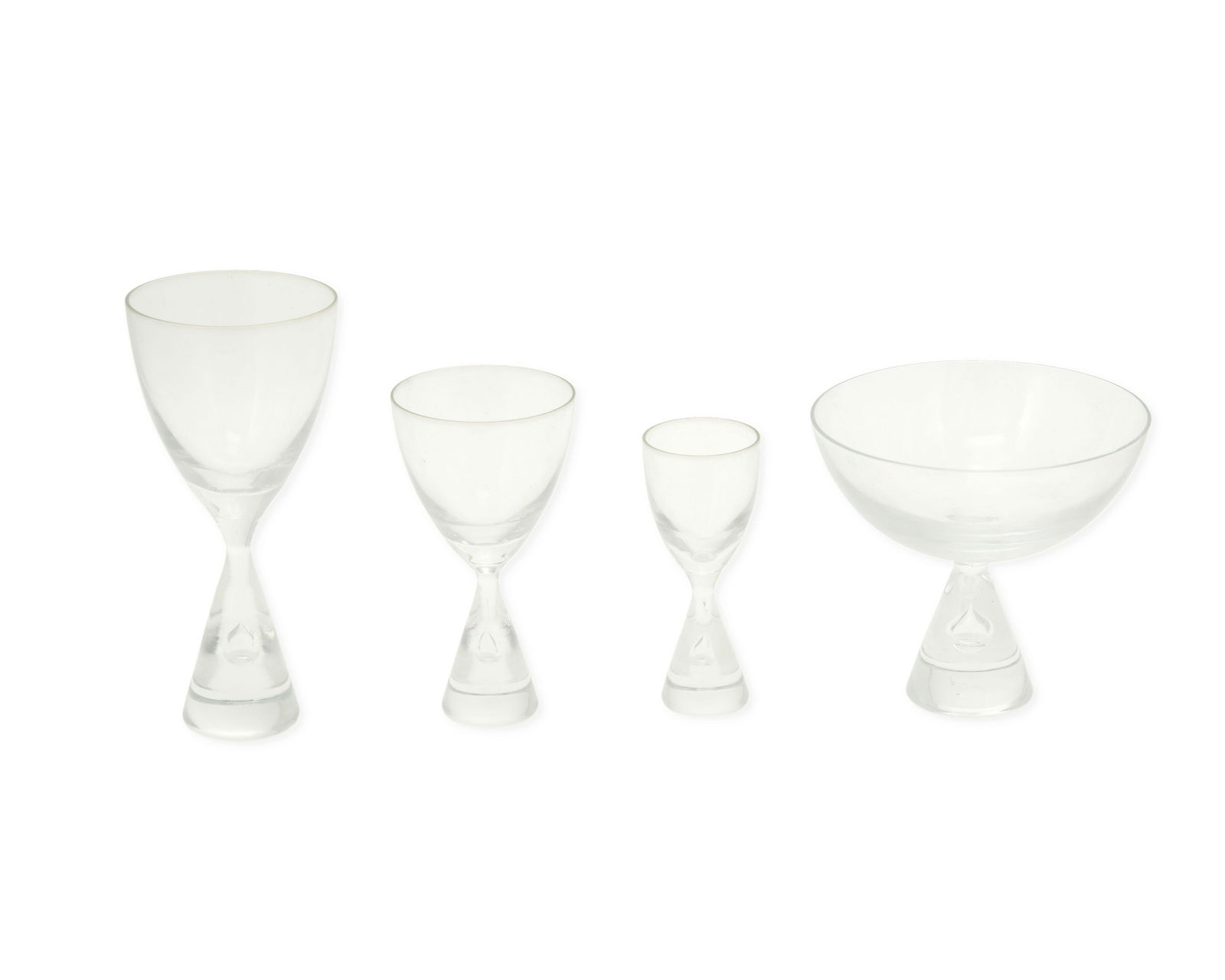 A set of Bent Severin "Princess" glass stemware (1 of 2)