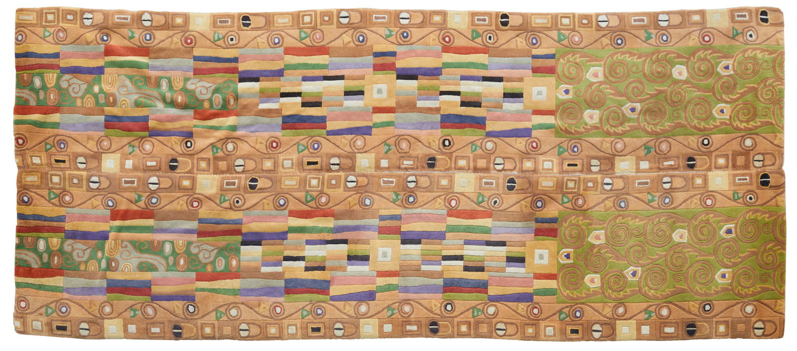 A contemporary Gustav Klimt-style rug (1 of 2)